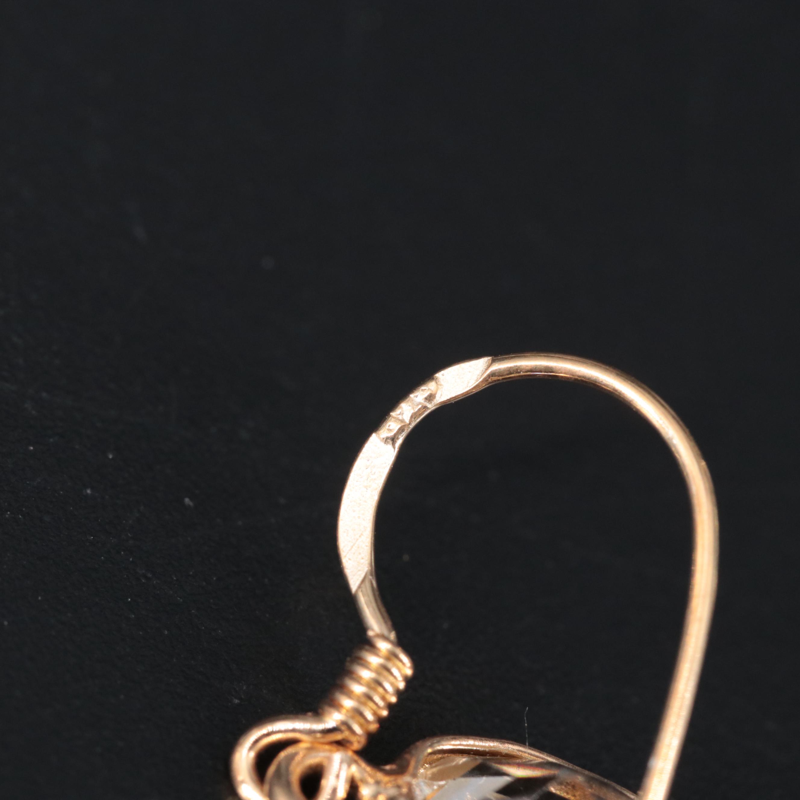 Sterling Silver Gemstone Drop Earrings