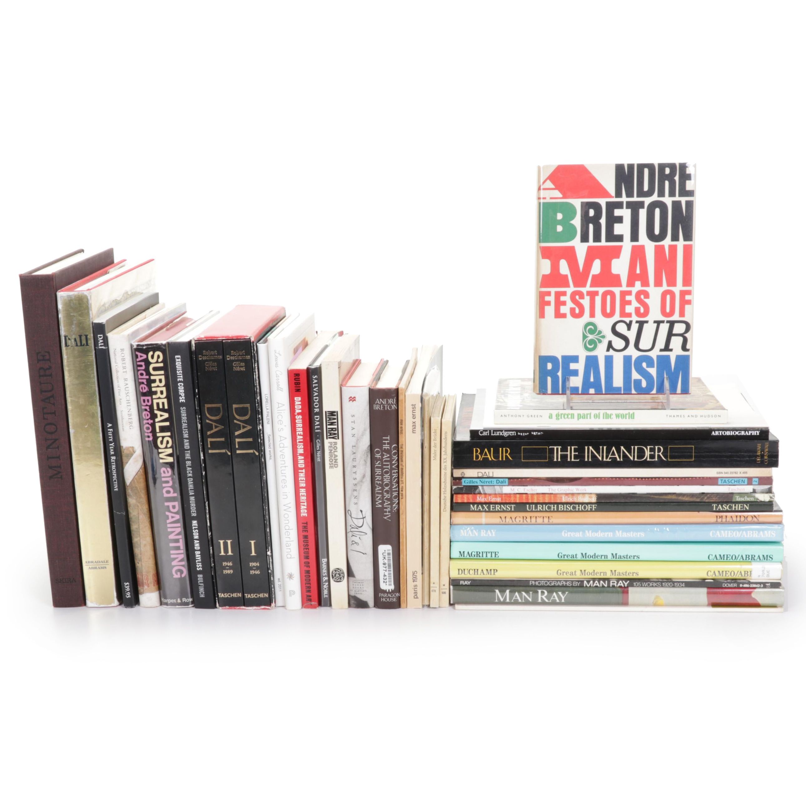 Surrealism Art Reference Books Including Salvador Dali and André Breton