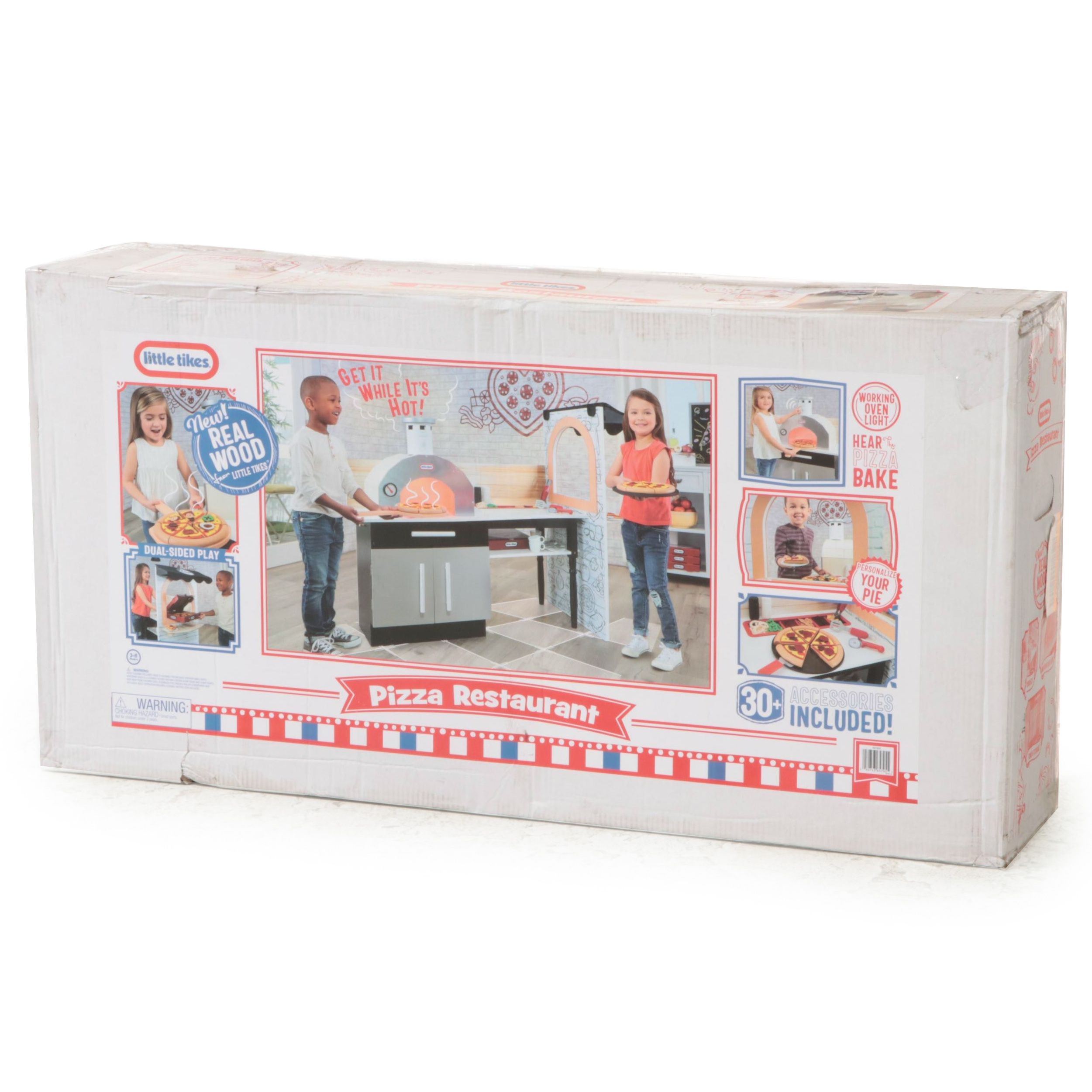 Little Tikes Pizza Restaurant Pretend Play Kitchen with Accessories