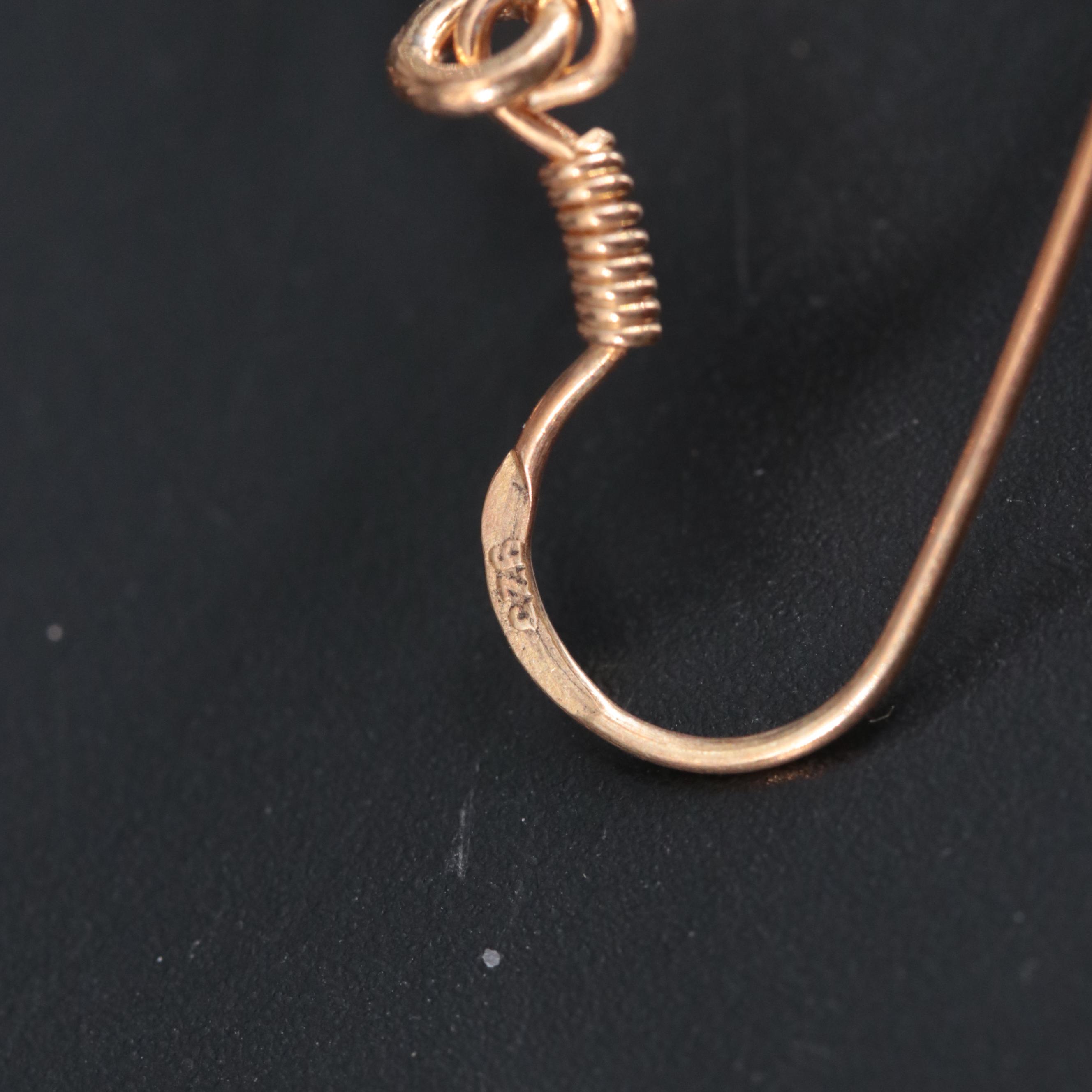 Sterling Silver Gemstone Drop Earrings