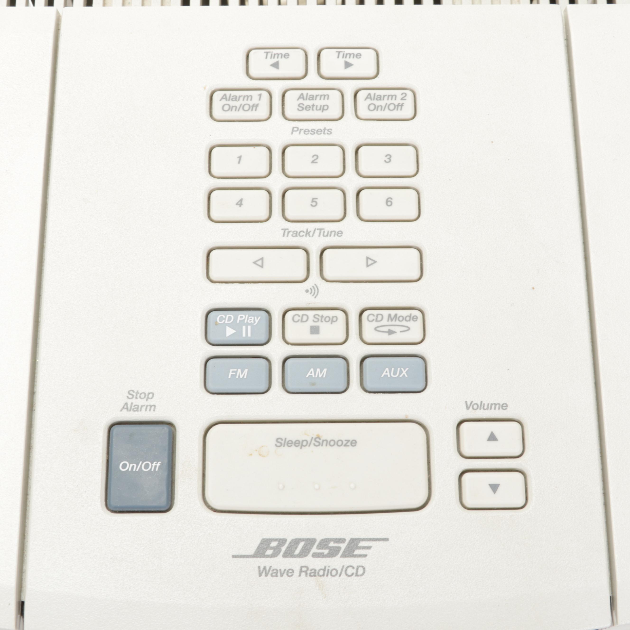 Bose Wave Radio and CD Player With Remote, 1990s