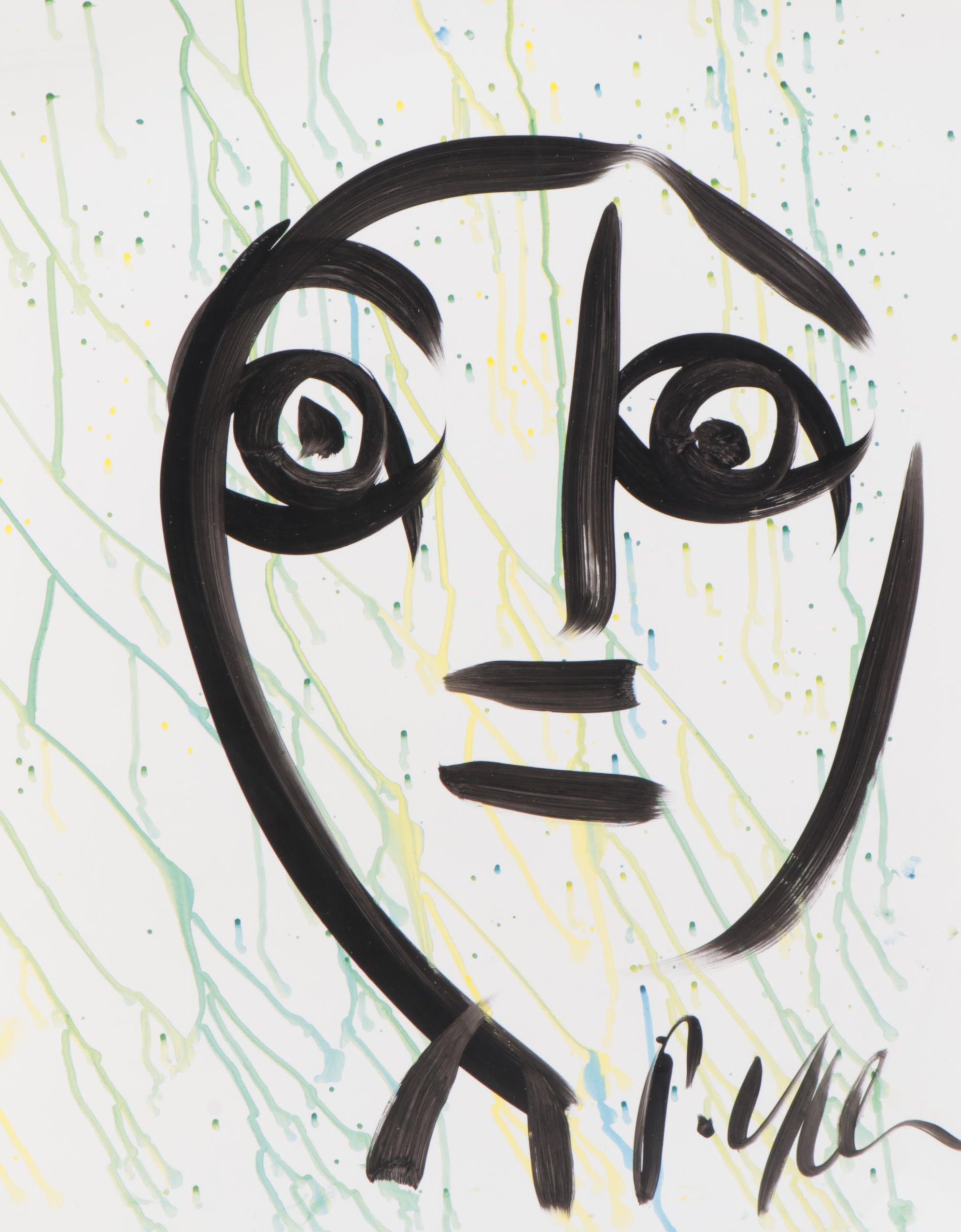 Peter Keil Abstract Acrylic Portrait