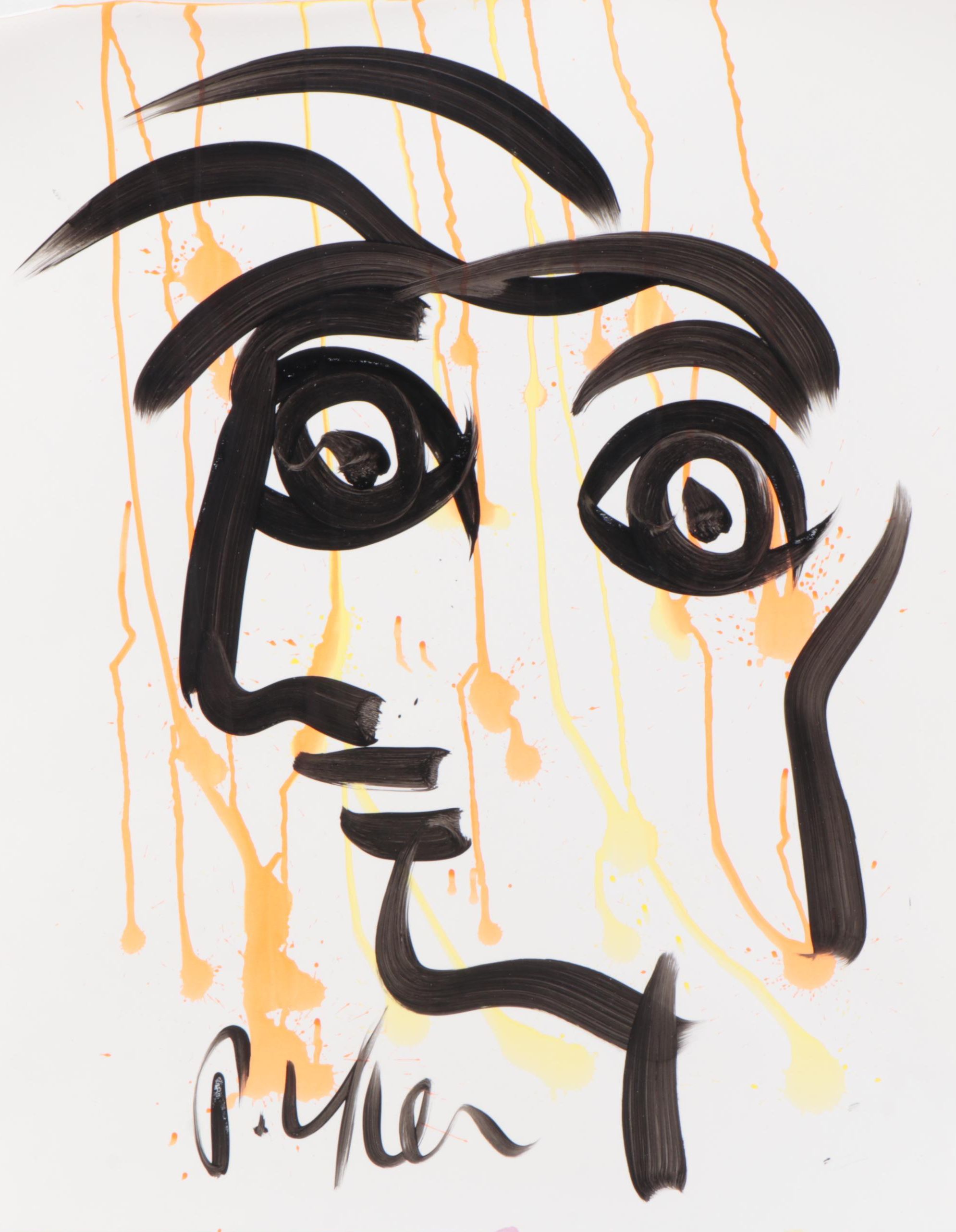 Peter Keil Abstract Acrylic Portrait