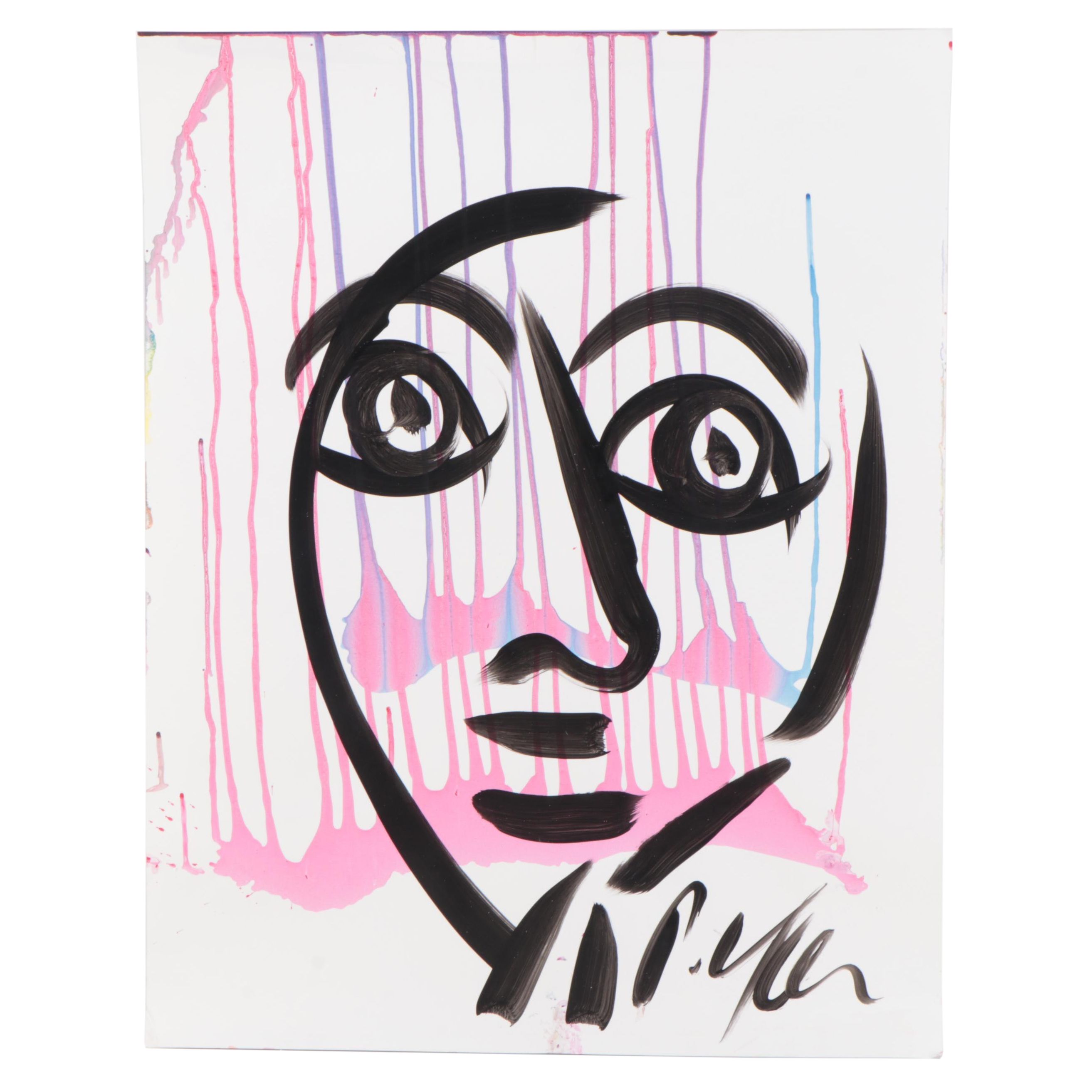 Peter Keil Abstract Acrylic Portrait