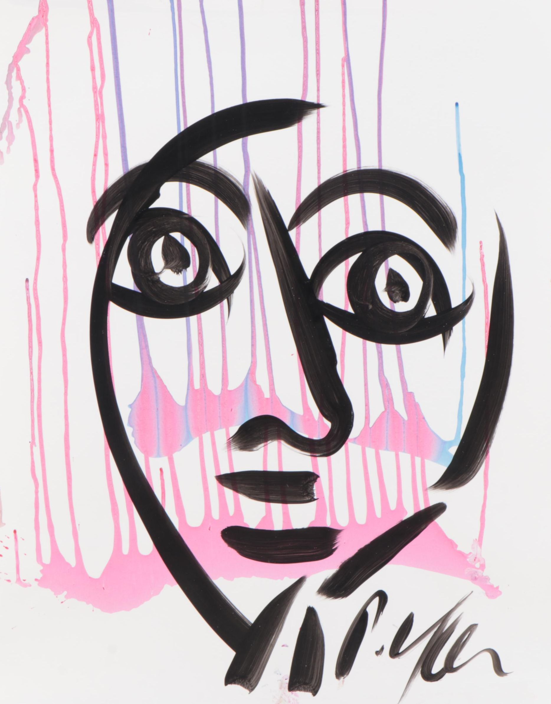 Peter Keil Abstract Acrylic Portrait