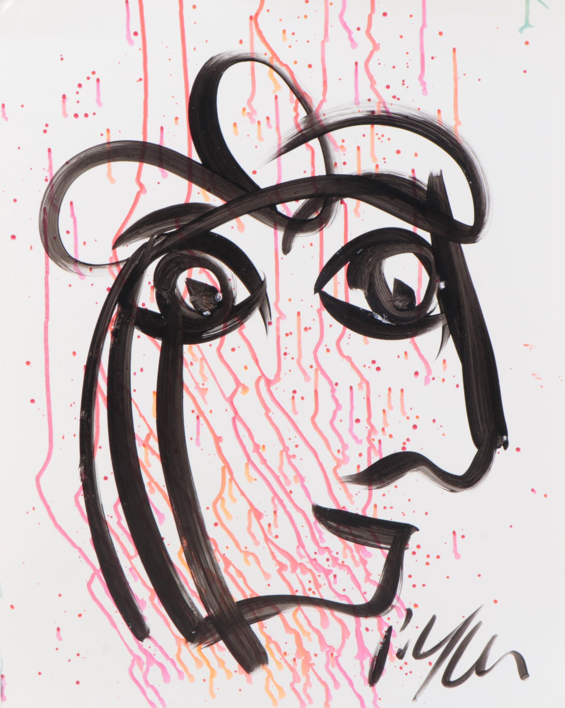 Peter Keil Abstract Acrylic Portrait