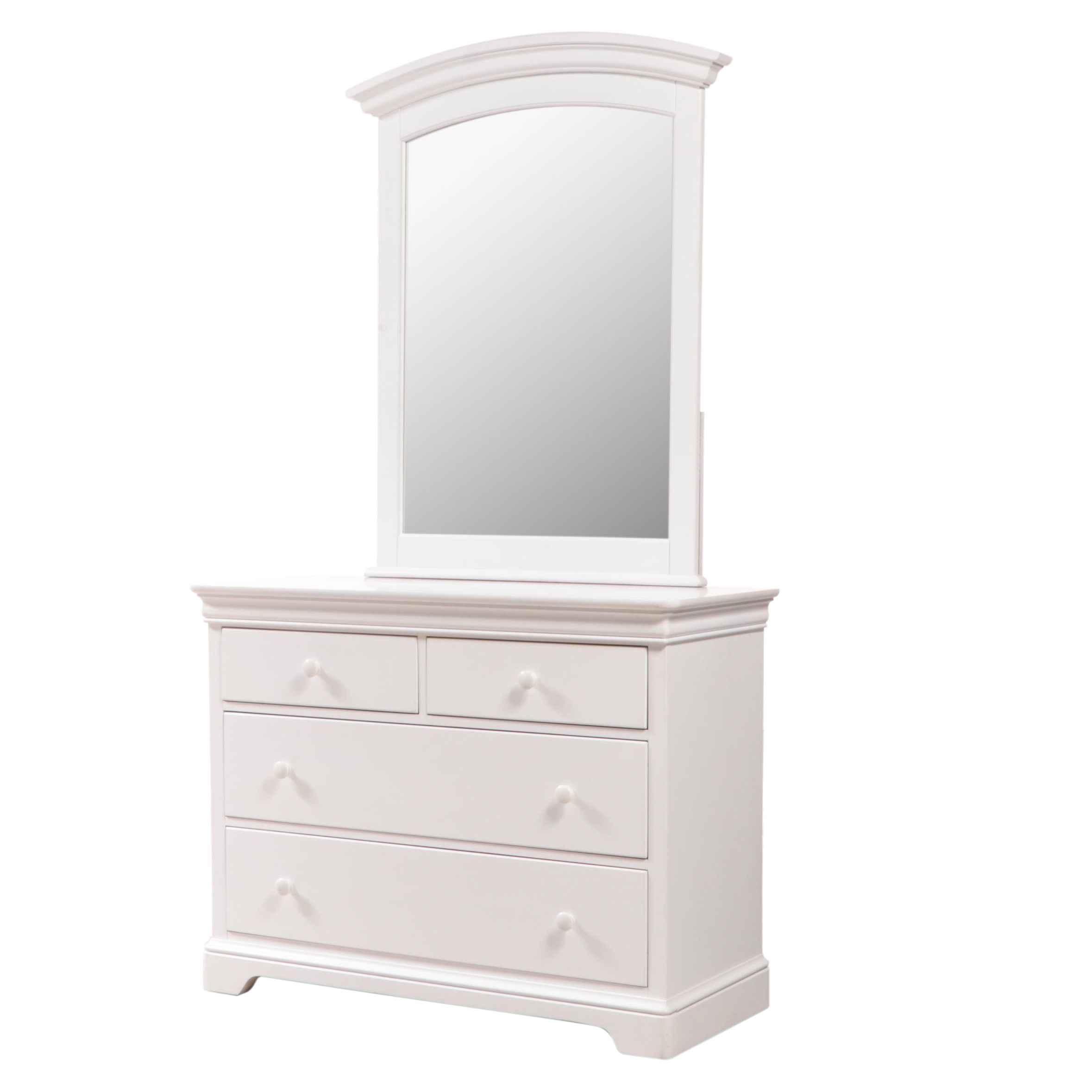 Stanley Furniture "Young America" White-Painted Four-Drawer Dresser