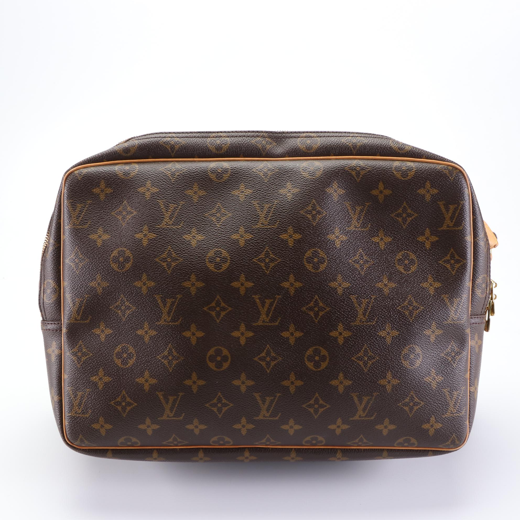 Louis Vuitton Reporter GM Messenger Bag in Monogram Canvas and Leather
