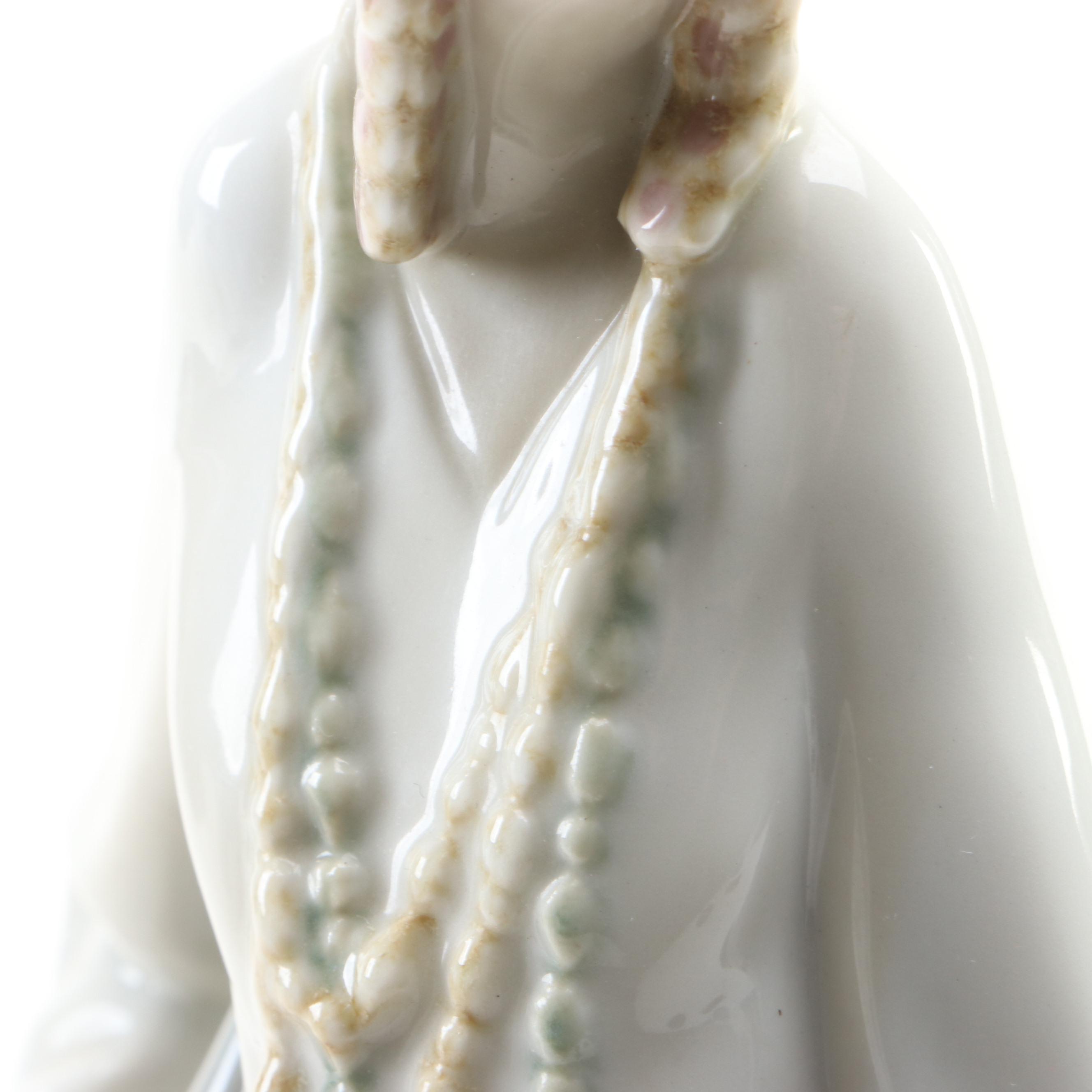 Lladró "Gypsy Woman with Bear" Porcelain Figurine Designed by Salvador Debón