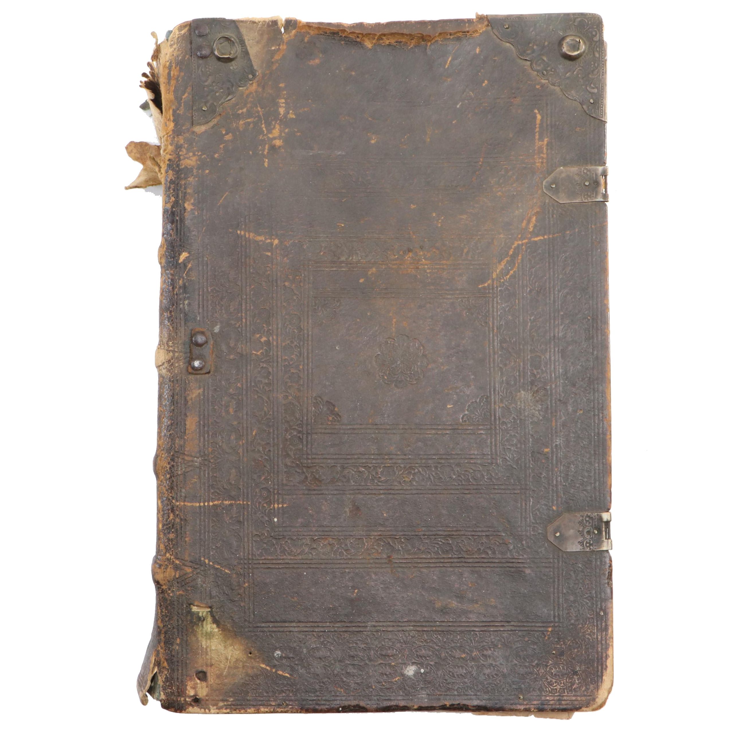 German Language Martin Luther Bible, circa 1720