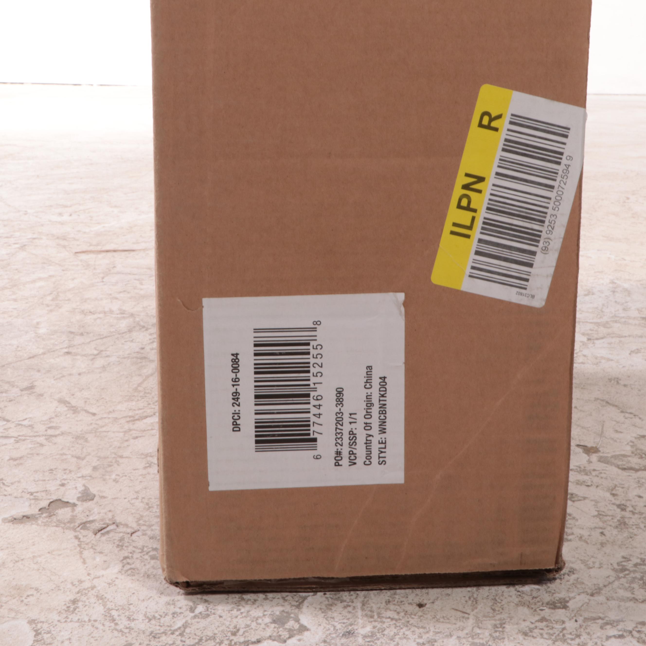 Threshold Windham Two-Door Accent Cabinet in Grey Finish