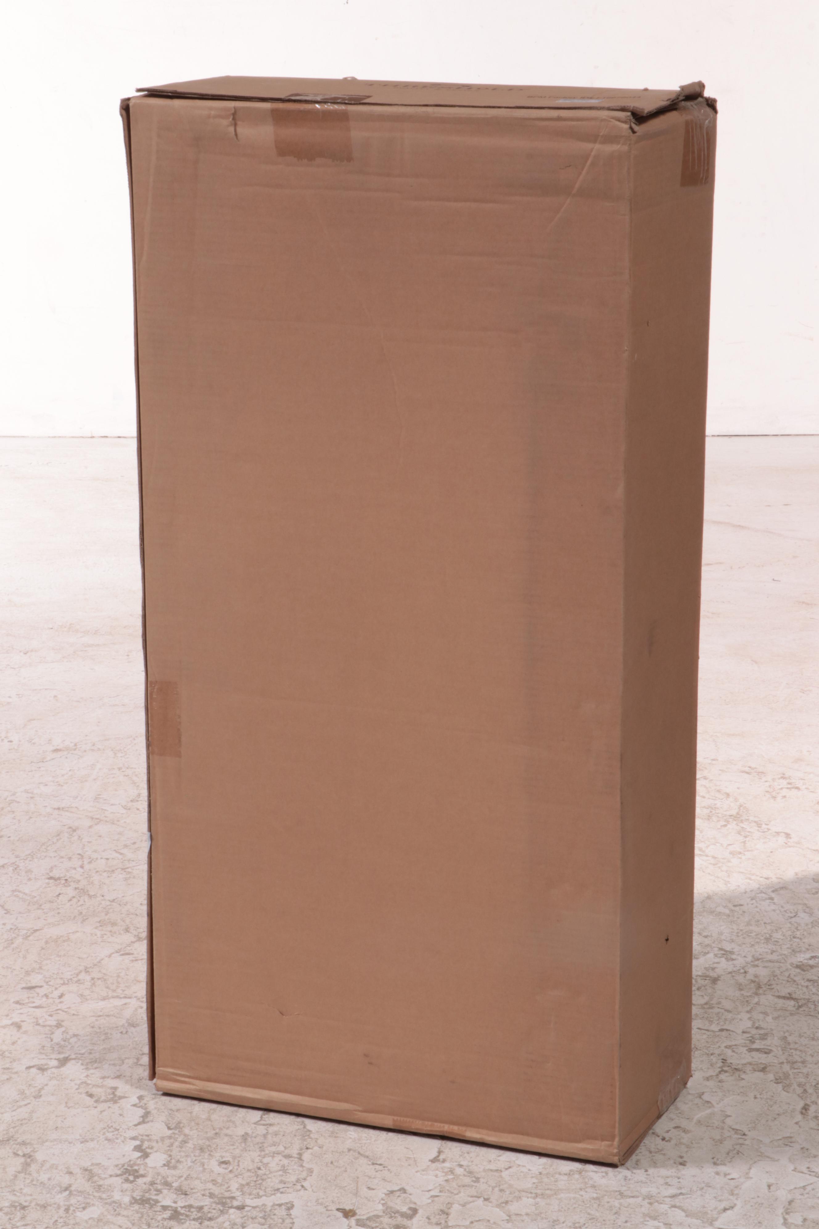 Threshold Windham Two-Door Accent Cabinet in Grey Finish