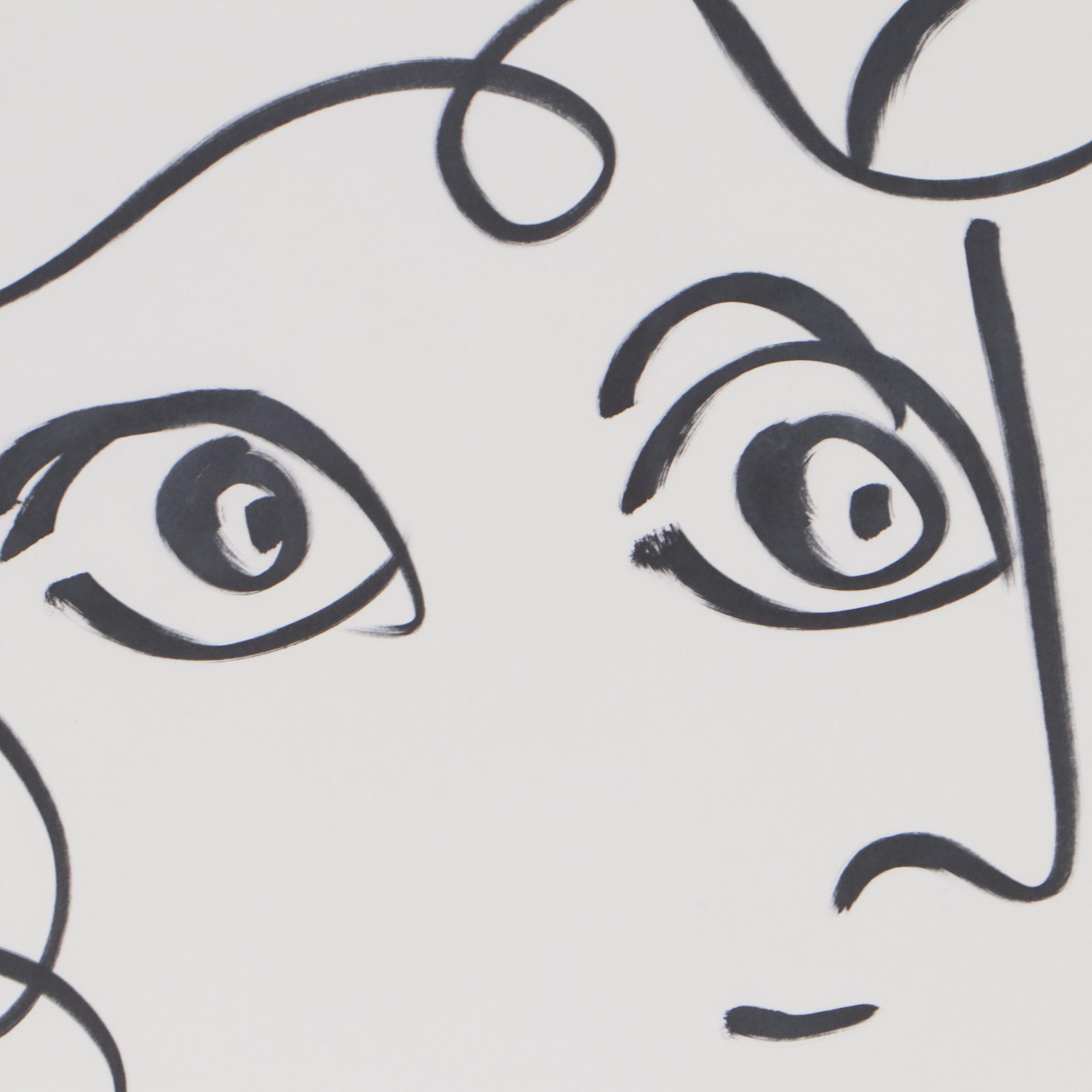 Peter Keil Abstract Ink Portraits