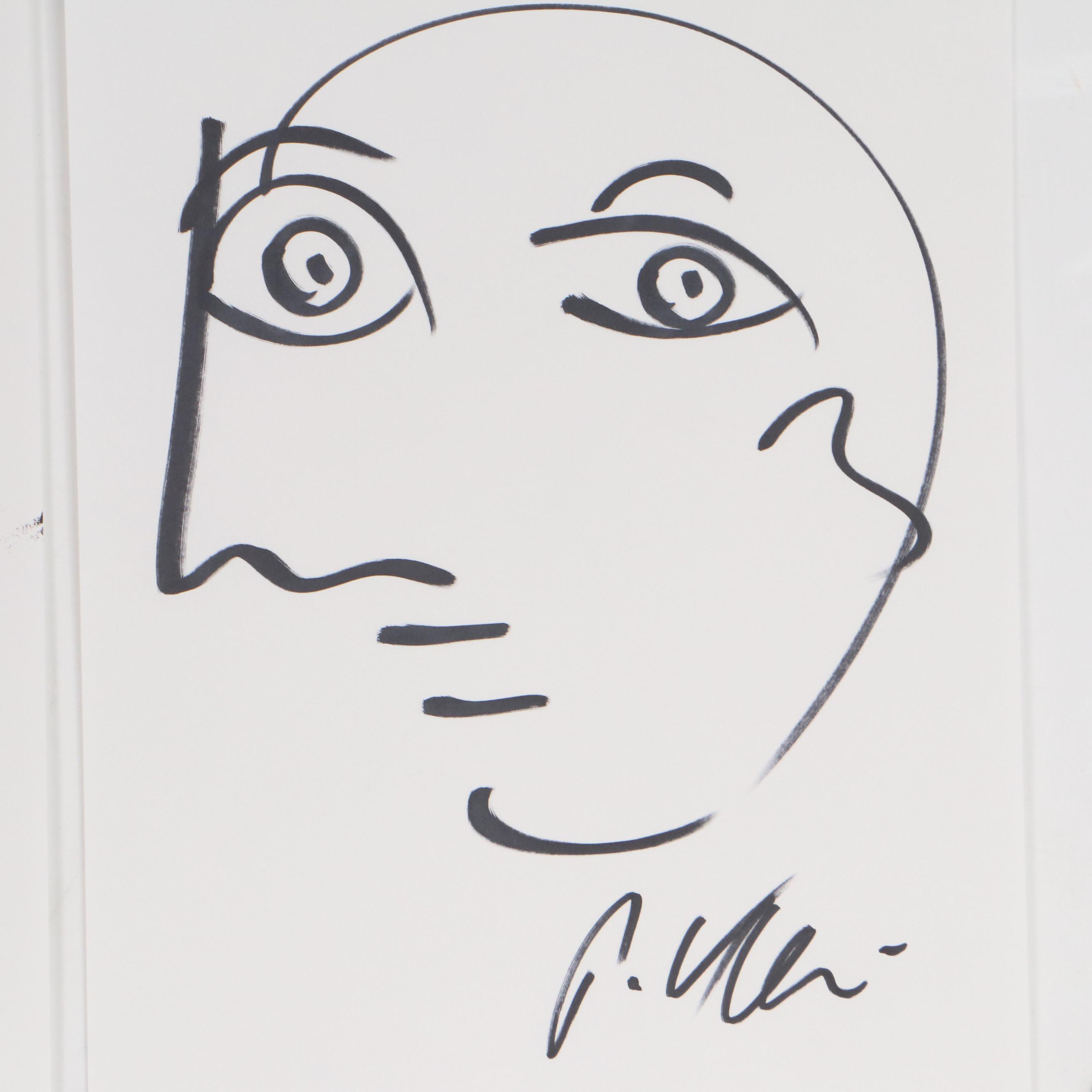 Peter Keil Abstract Ink Portraits