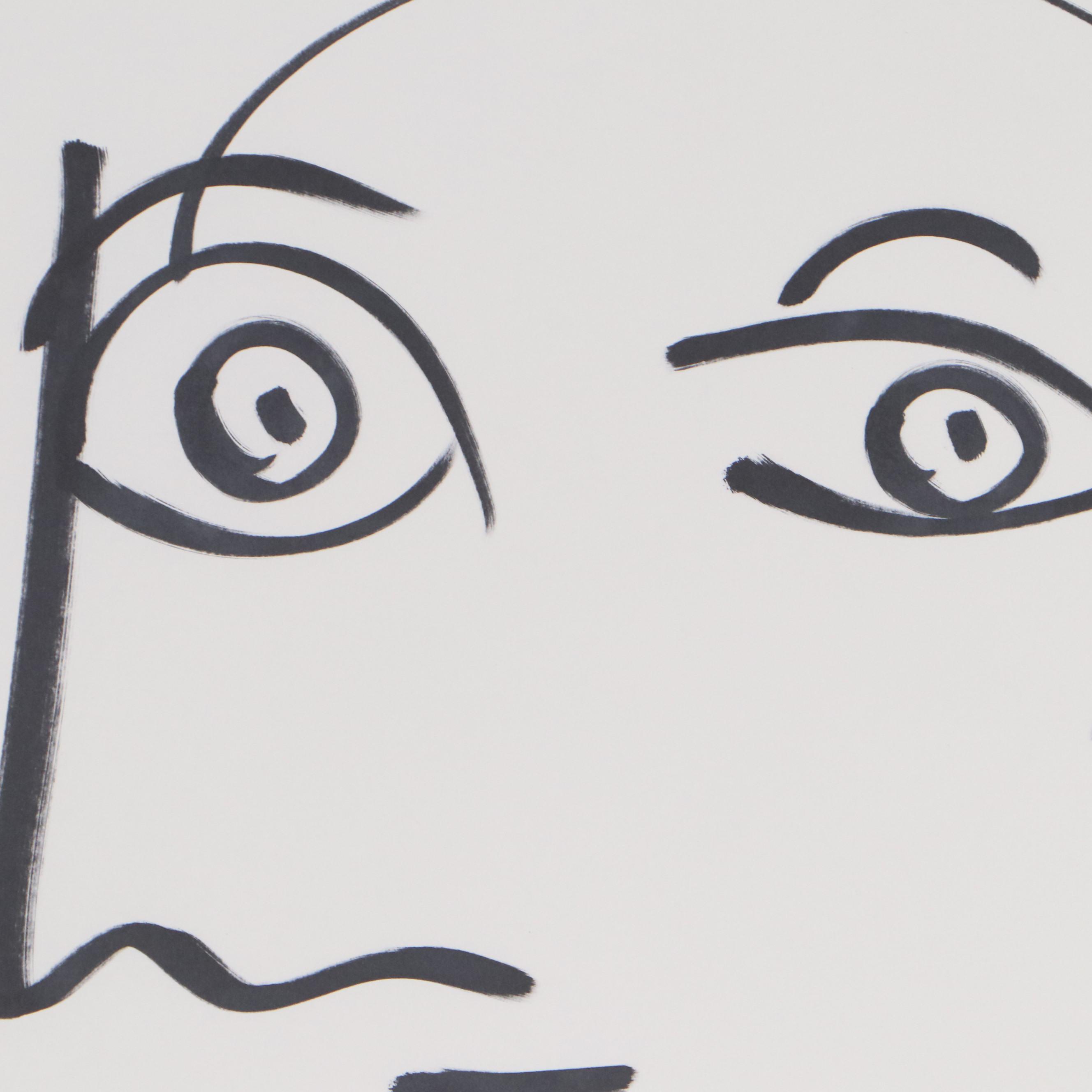 Peter Keil Abstract Ink Portraits