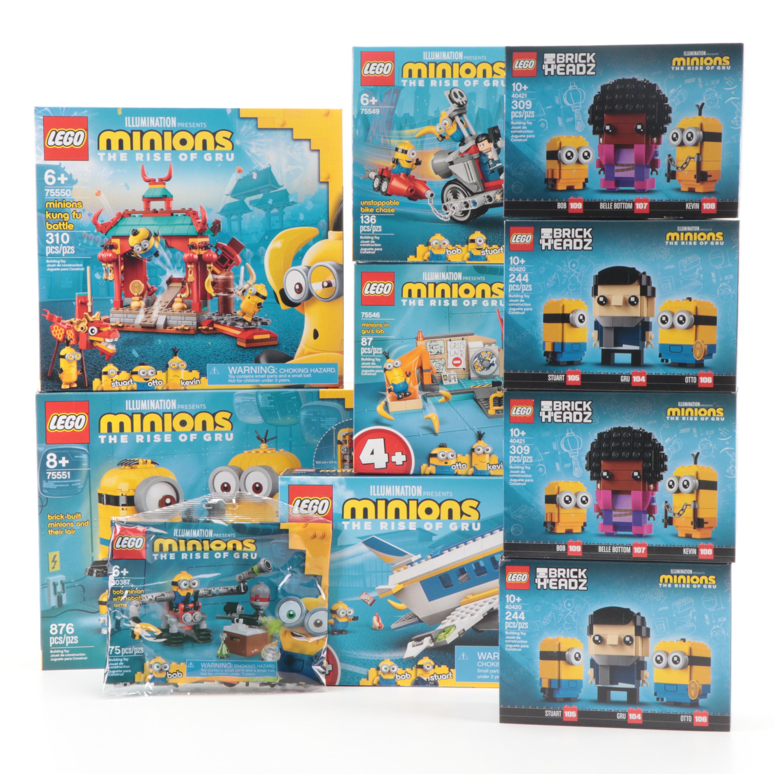 LEGO Minions Kung Fu Battle and Other Minions: The Rise of Gru Kits