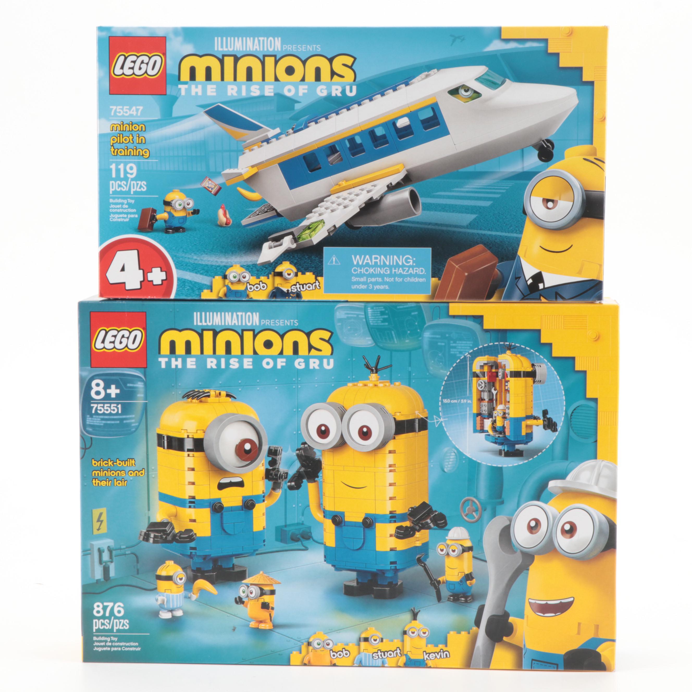 LEGO Minions Kung Fu Battle and Other Minions: The Rise of Gru Kits