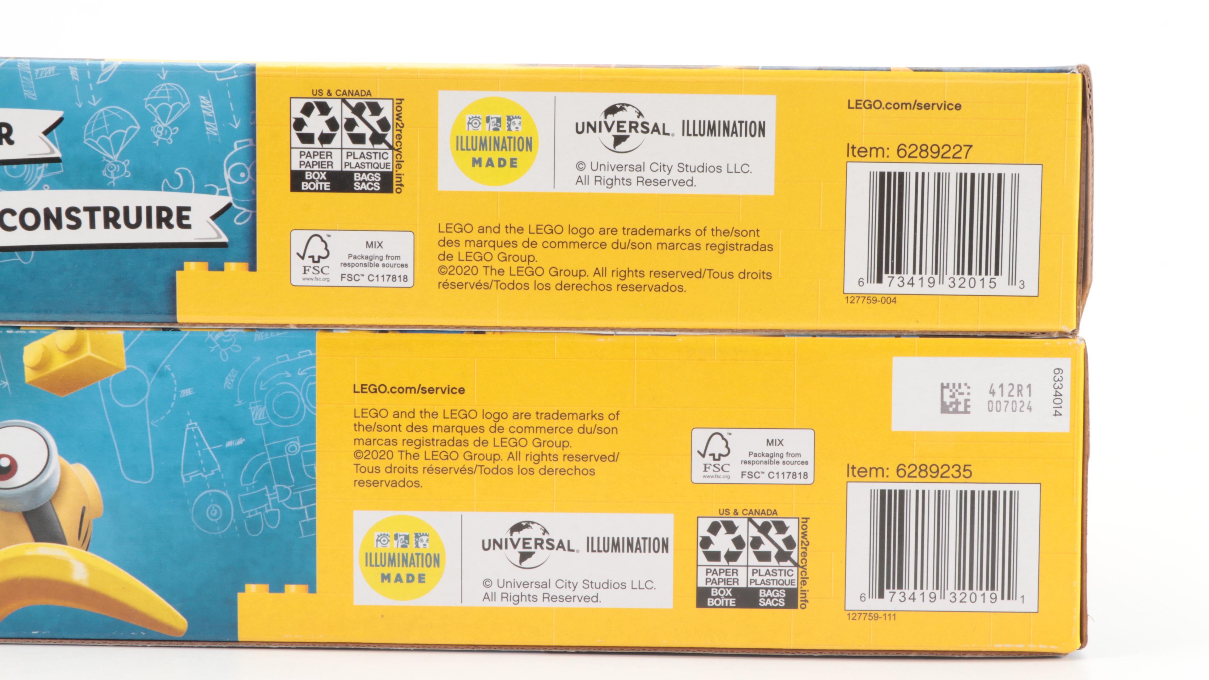 LEGO Minions Kung Fu Battle and Other Minions: The Rise of Gru Kits