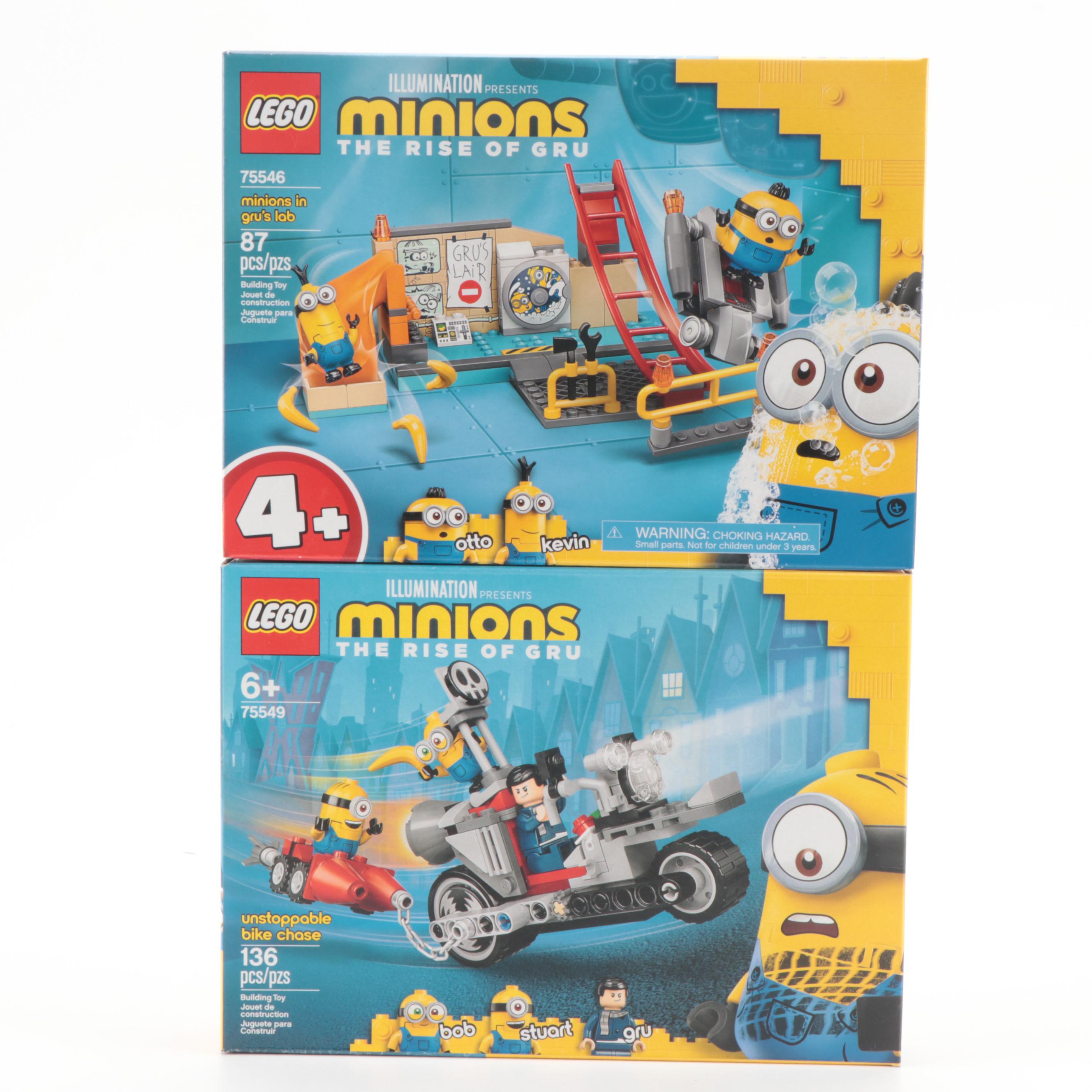 LEGO Minions Kung Fu Battle and Other Minions: The Rise of Gru Kits