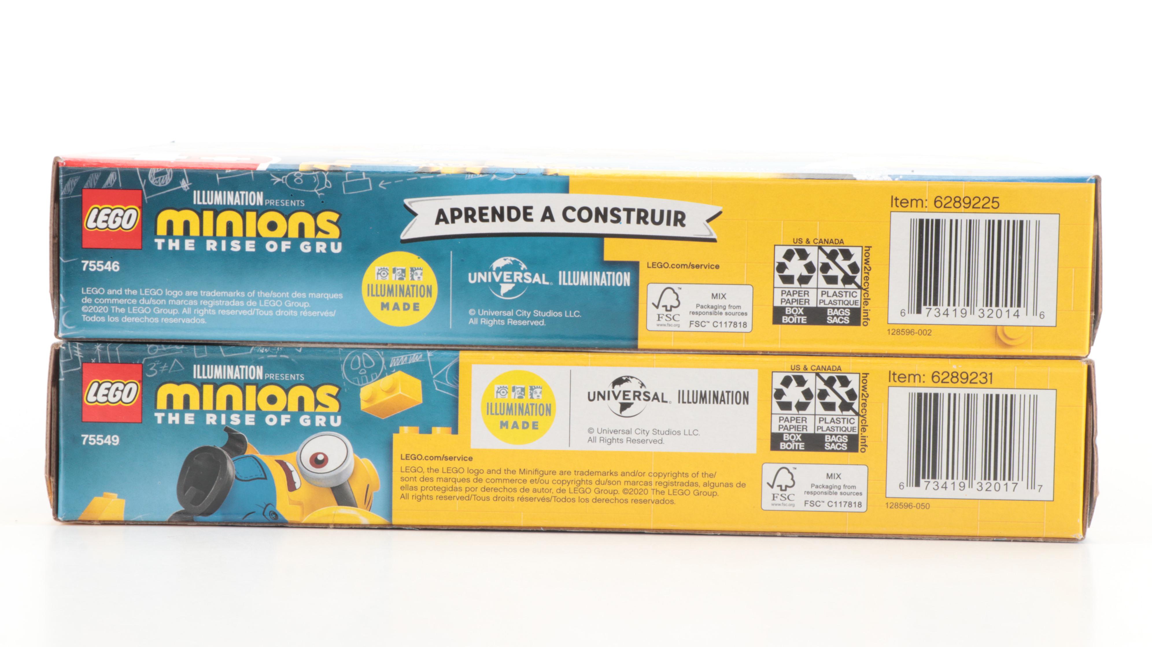 LEGO Minions Kung Fu Battle and Other Minions: The Rise of Gru Kits