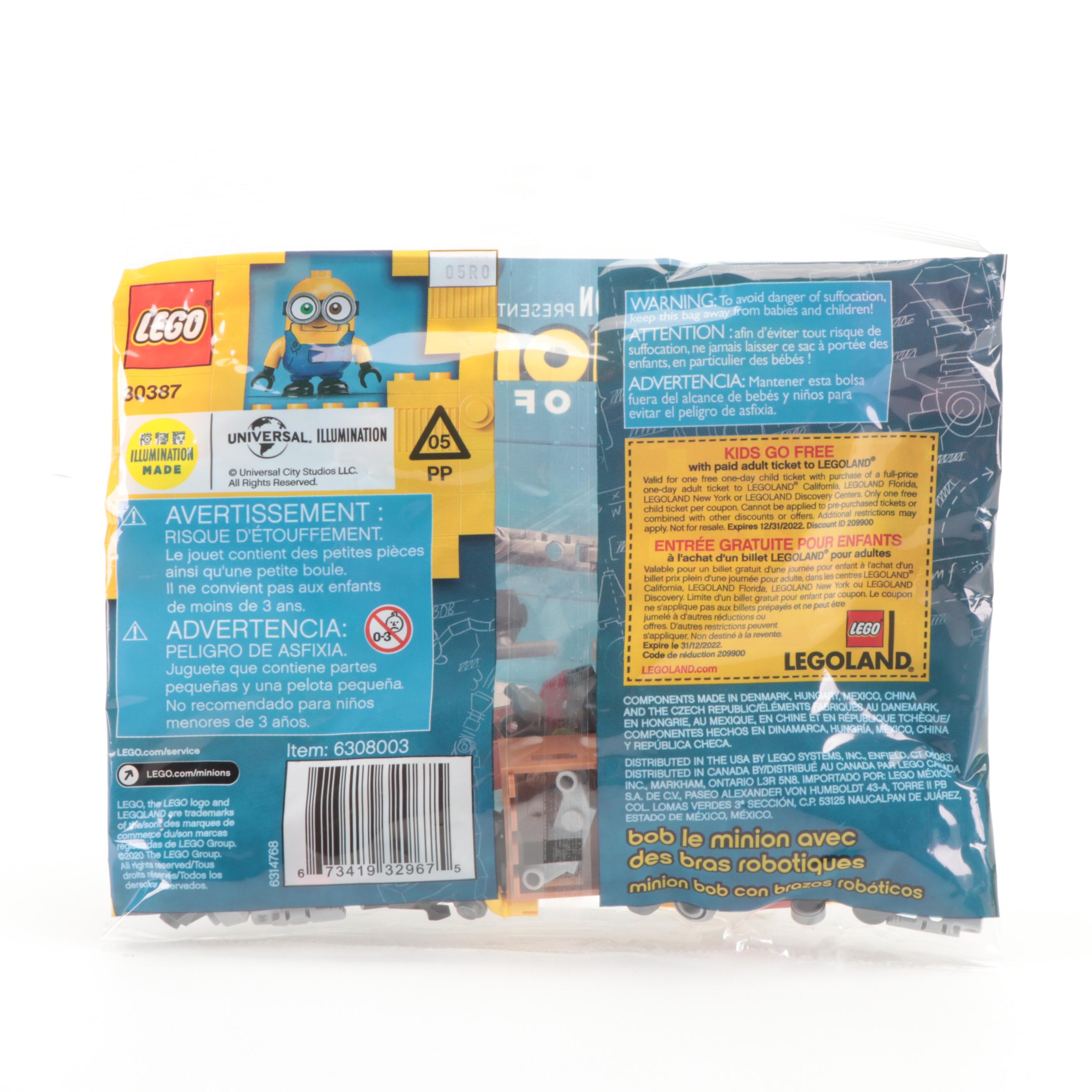 LEGO Minions Kung Fu Battle and Other Minions: The Rise of Gru Kits