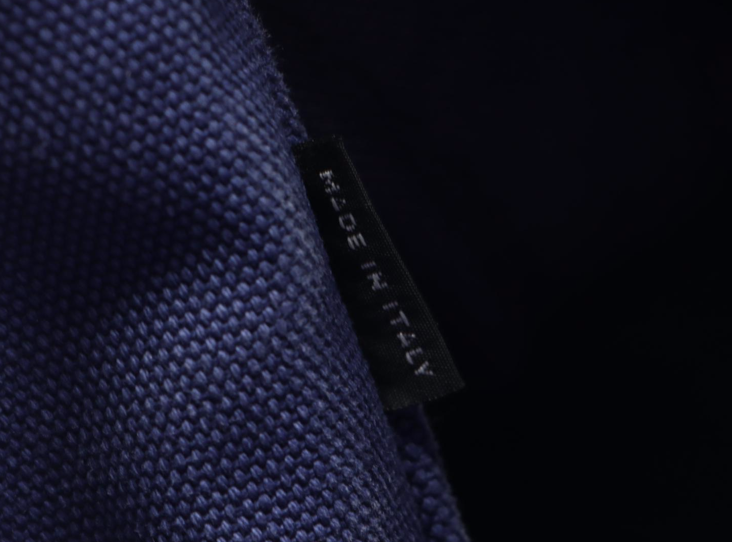 Prada Canapa Logo Large Tote Bag in Blue Canvas