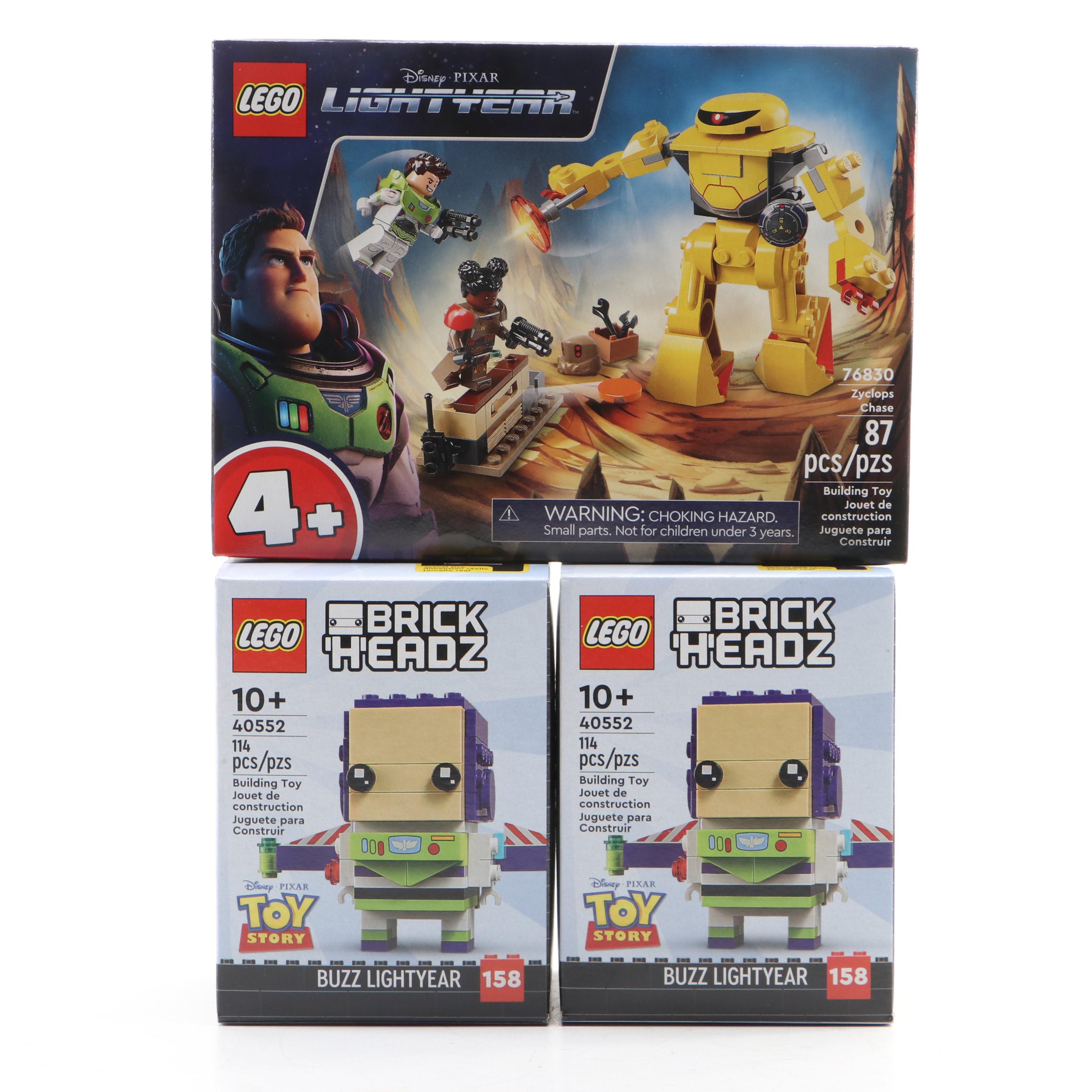 LEGO Disney Pixar Buzz Lightyear and BrickHeadz Building Sets