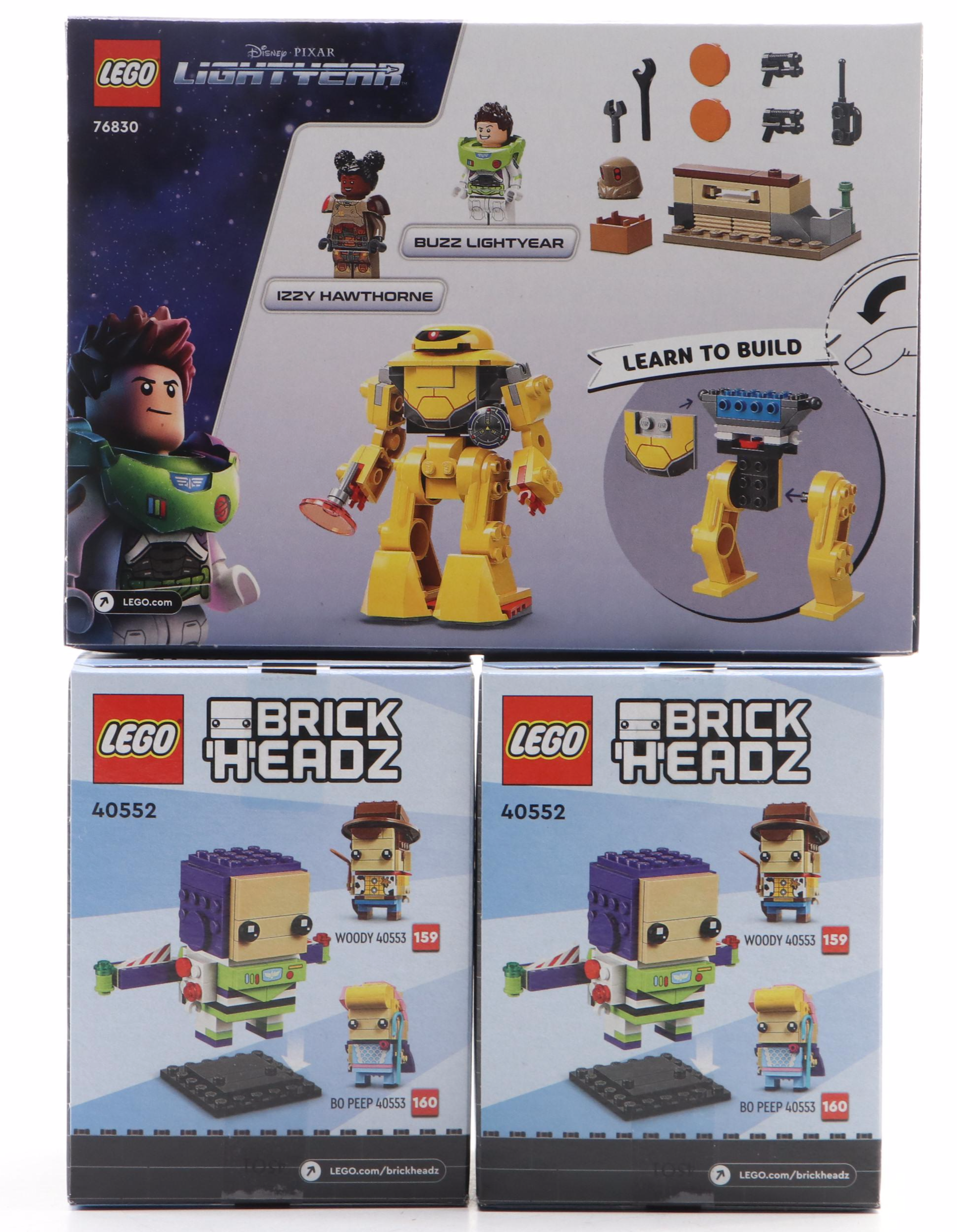 LEGO Disney Pixar Buzz Lightyear and BrickHeadz Building Sets