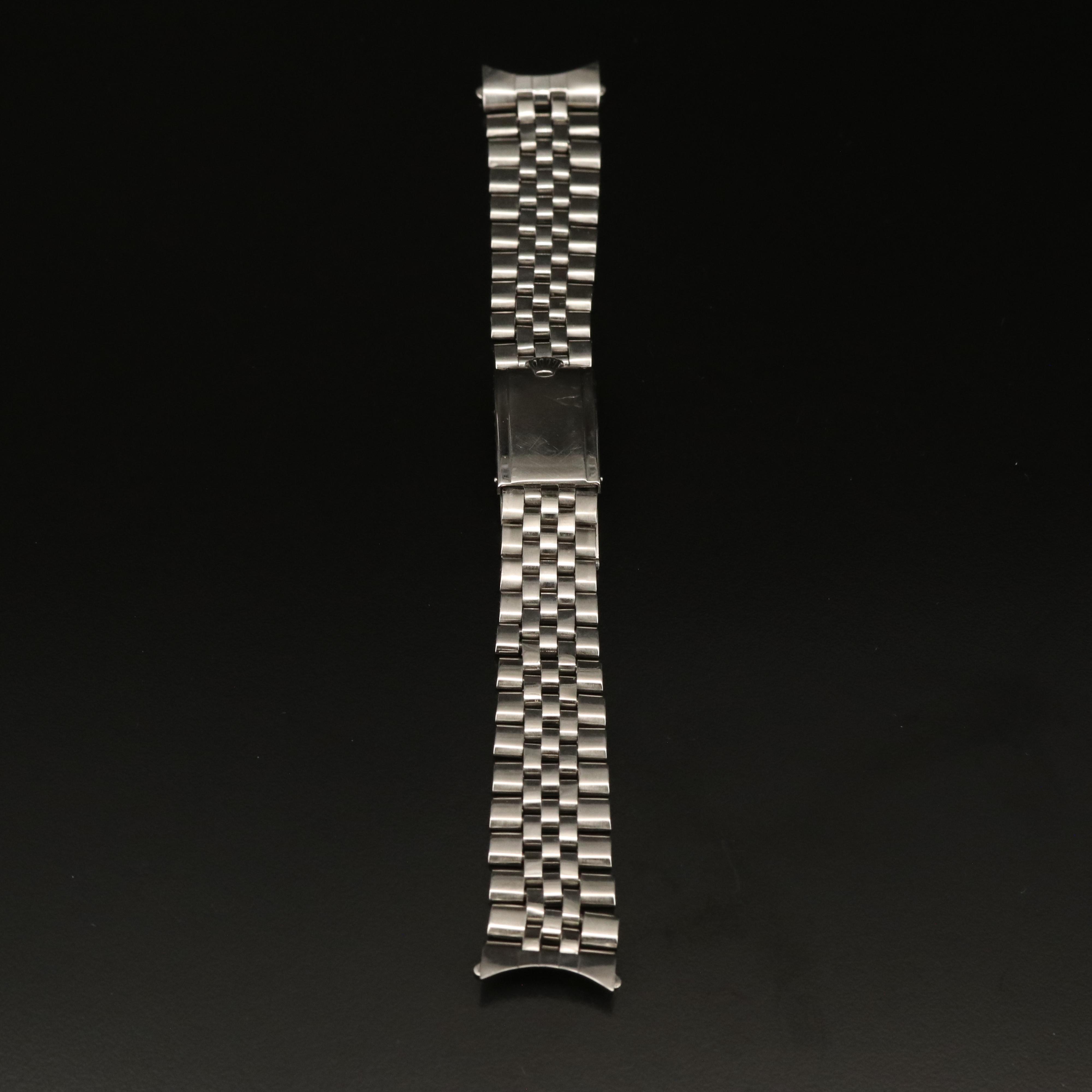 Rolex 1960 Stainless Steel Jubilee Watch Band and Case
