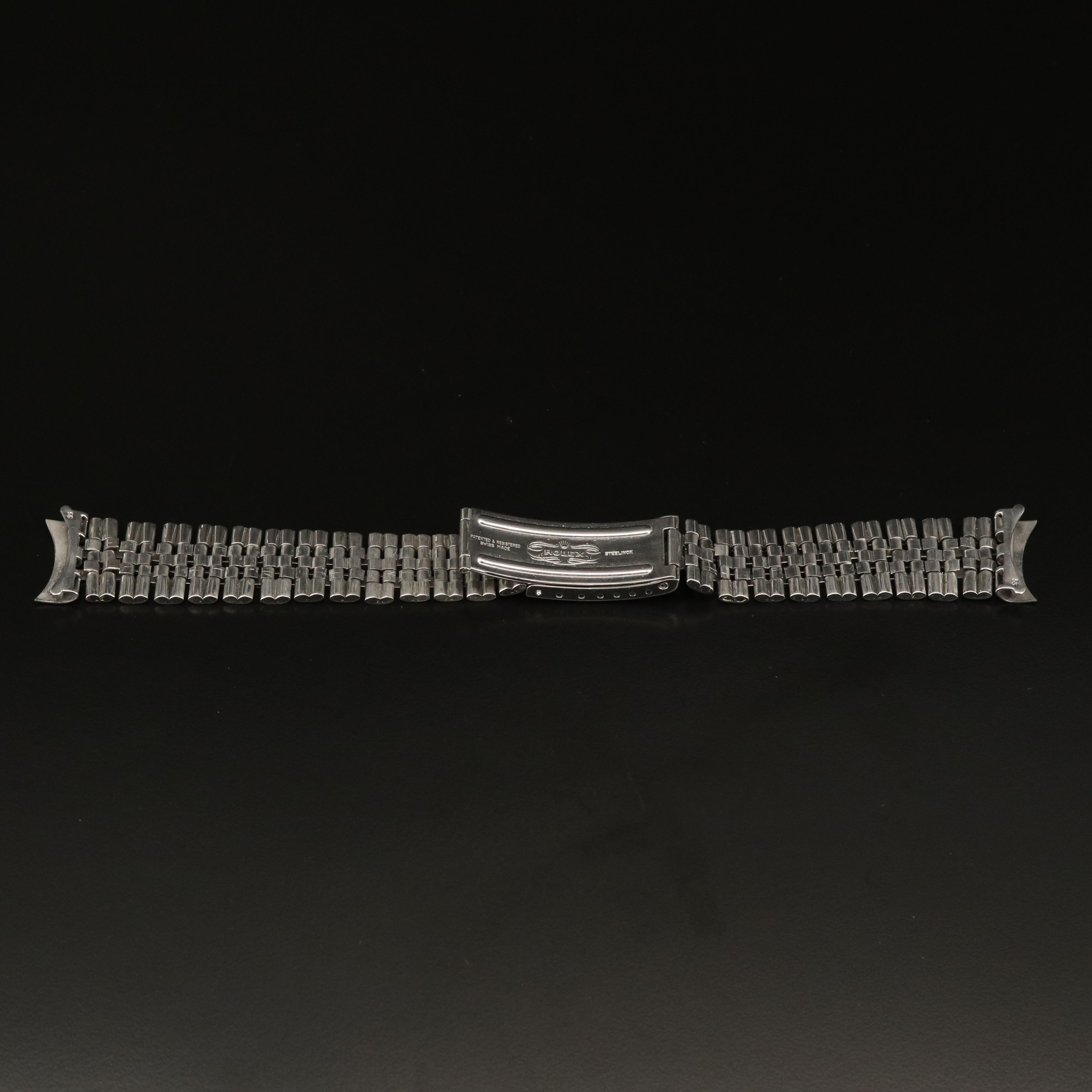 Rolex 1960 Stainless Steel Jubilee Watch Band and Case