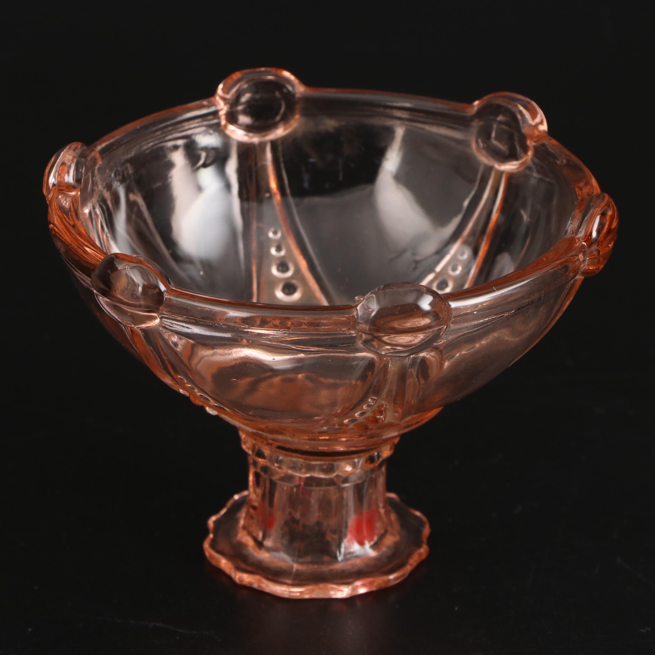 Anchor Hocking "Mayfair" Platter with Green Depression and Glass Tableware