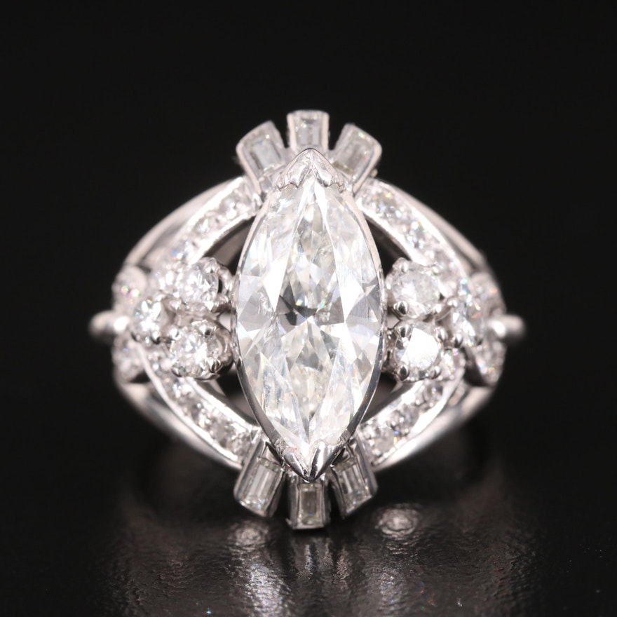 14K 3.27 CTW Diamond Ring