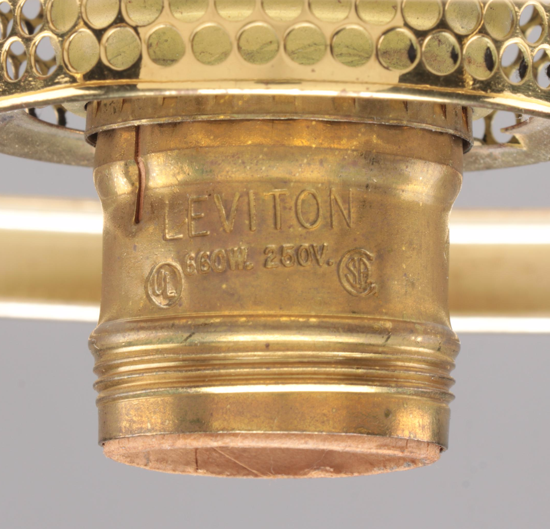 Aladdin Model 12 Converted Oil Lamp with Reverse Painted Glass Shade