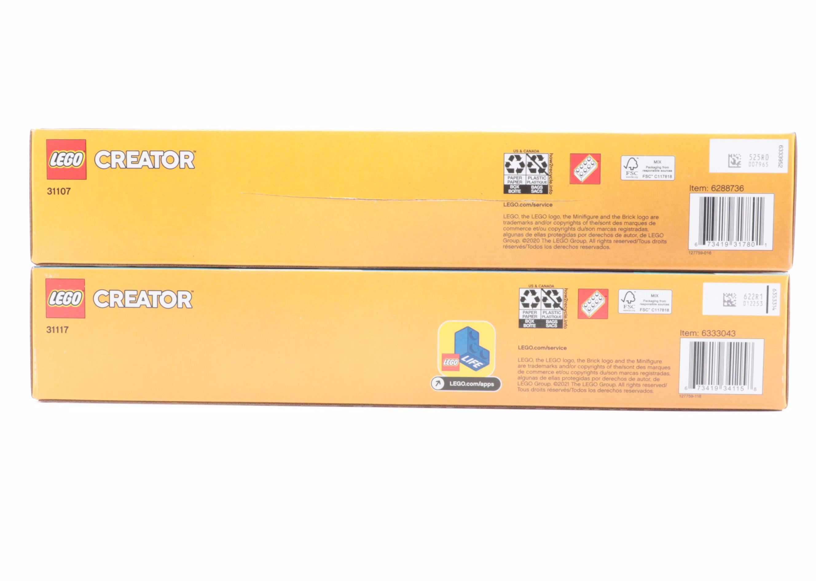 LEGO Creator Space Rover, Shuttle and Space Station Sets