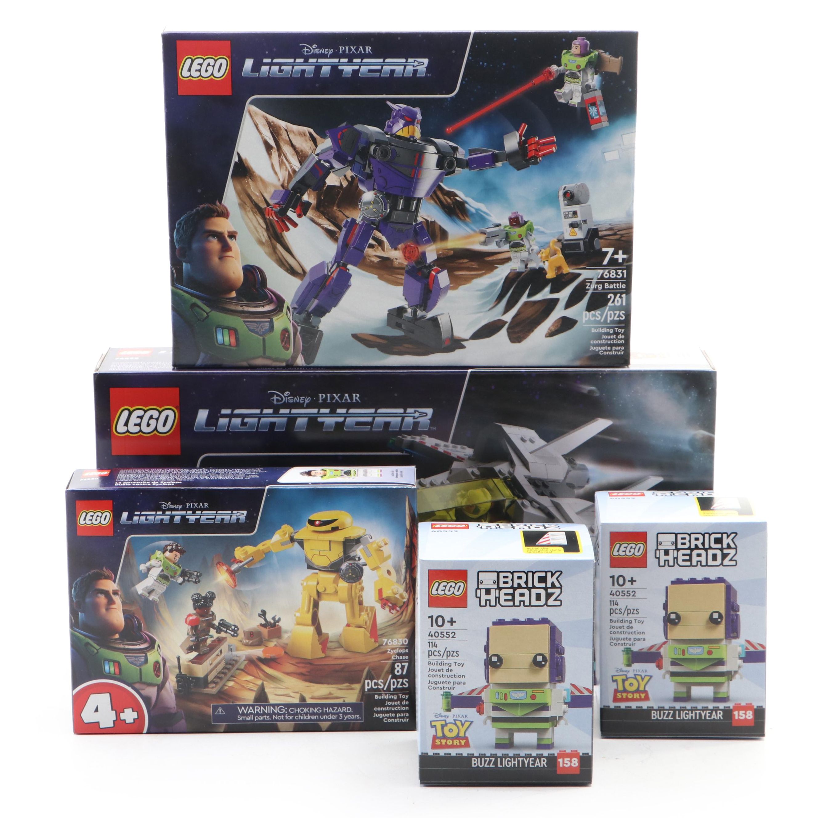 LEGO Disney Pixar Buzz Lightyear and BrickHeadz Building Sets