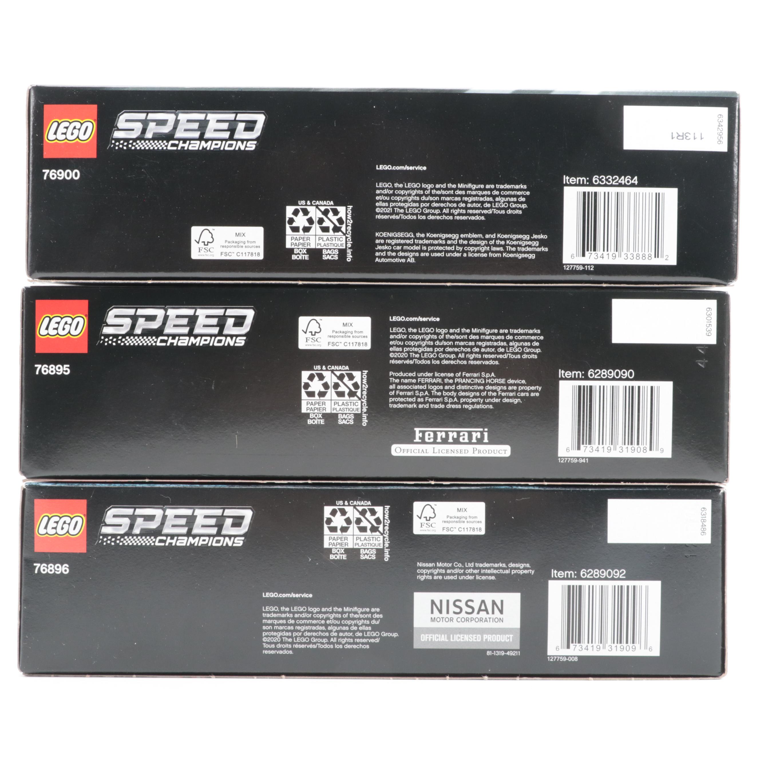LEGO Speed Champions Construction Toy Car Sets, 2000–2022