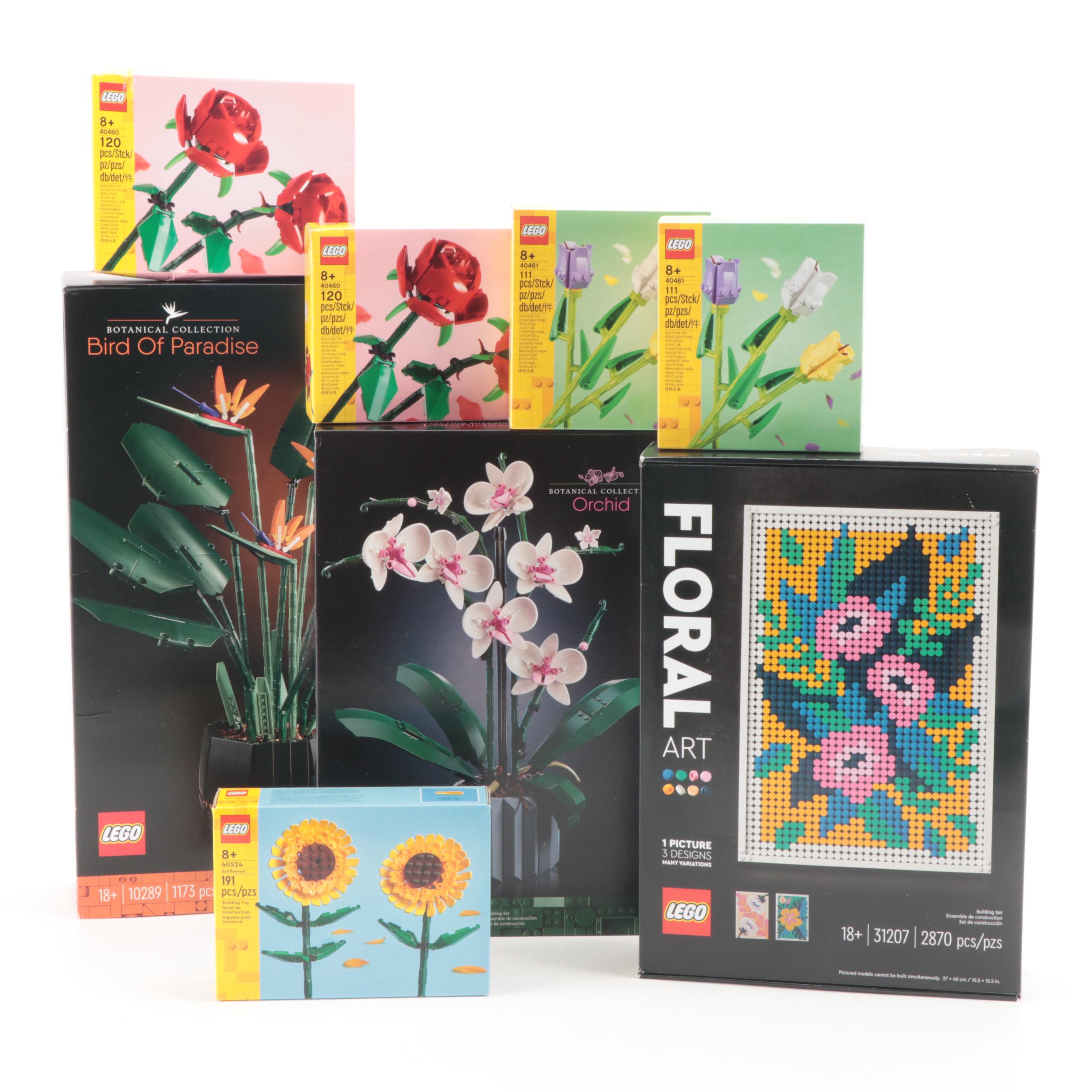 LEGO Botanical Collection and Other Floral Building Sets