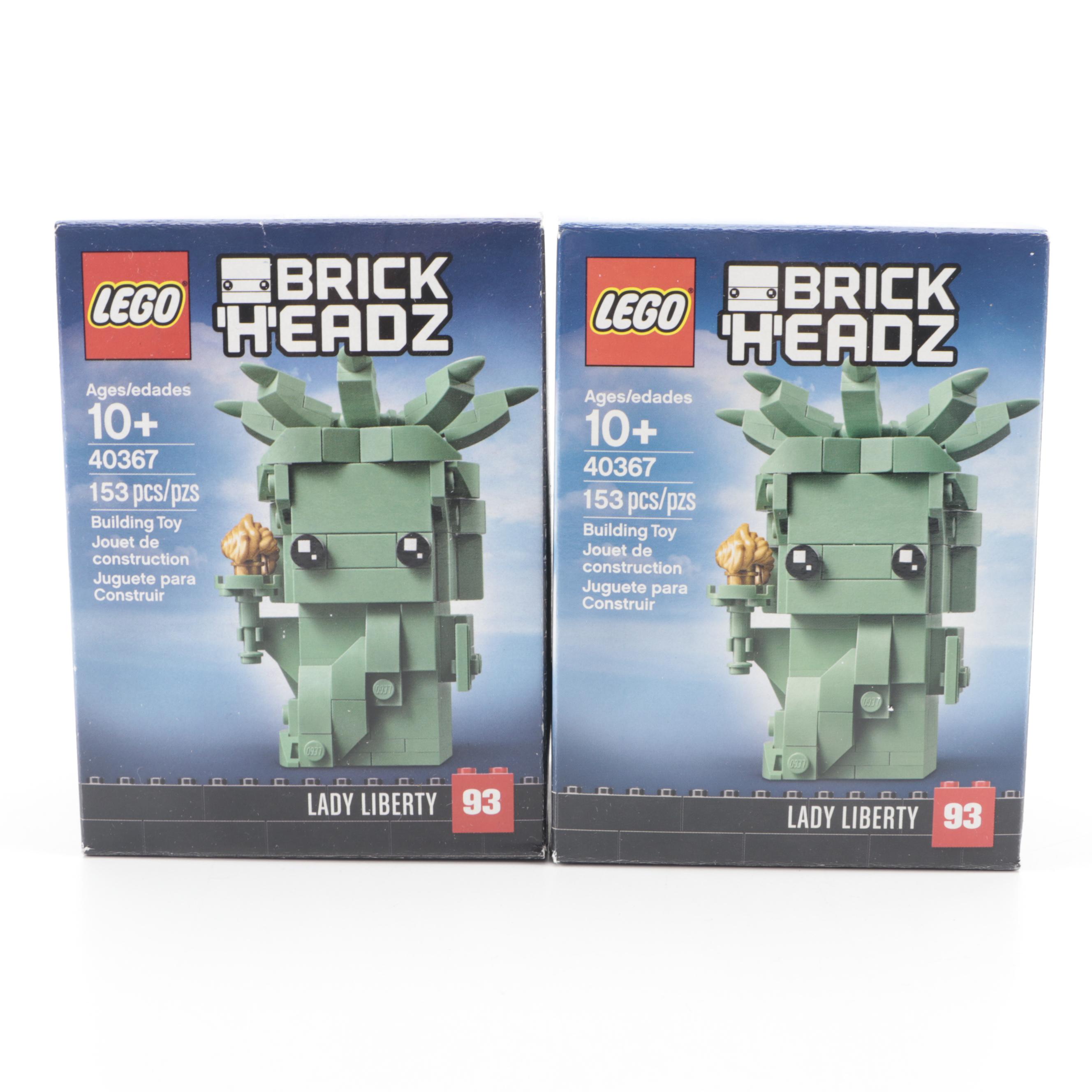 LEGO Architecture, Creator and BrickHeadz Lady Liberty Building Kits