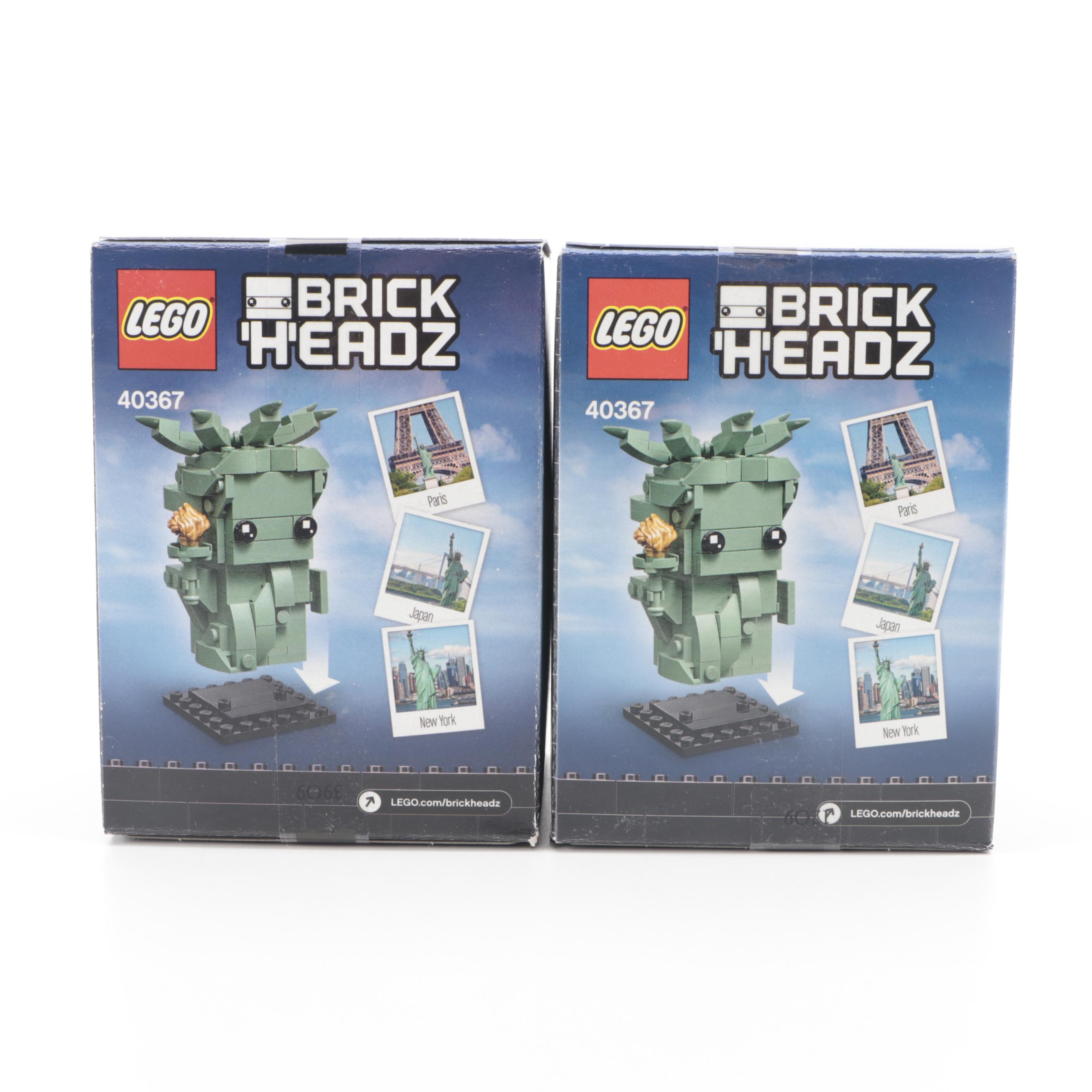 LEGO Architecture, Creator and BrickHeadz Lady Liberty Building Kits
