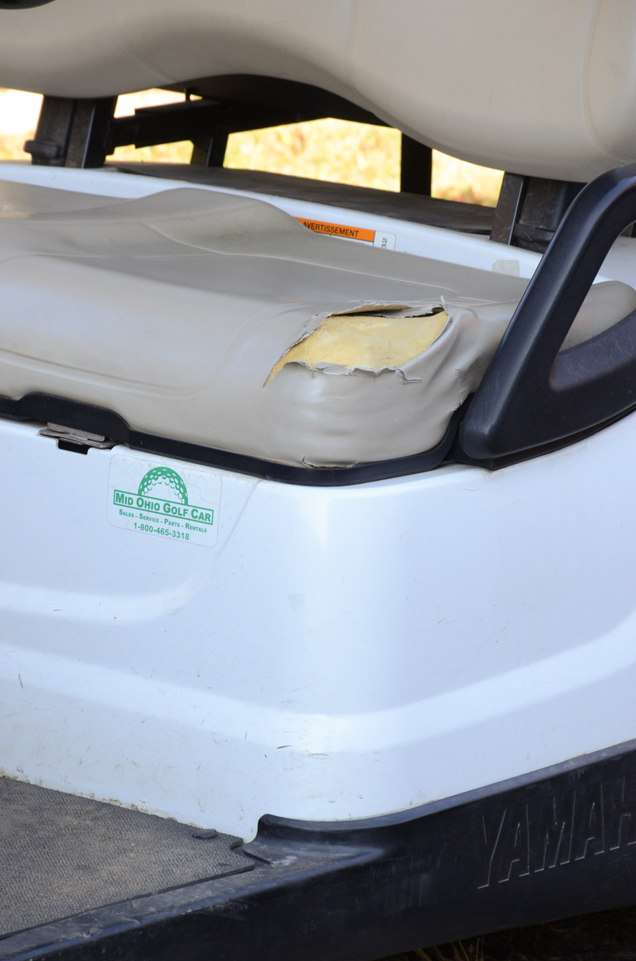 Yamaha Two Seat Golf Cart