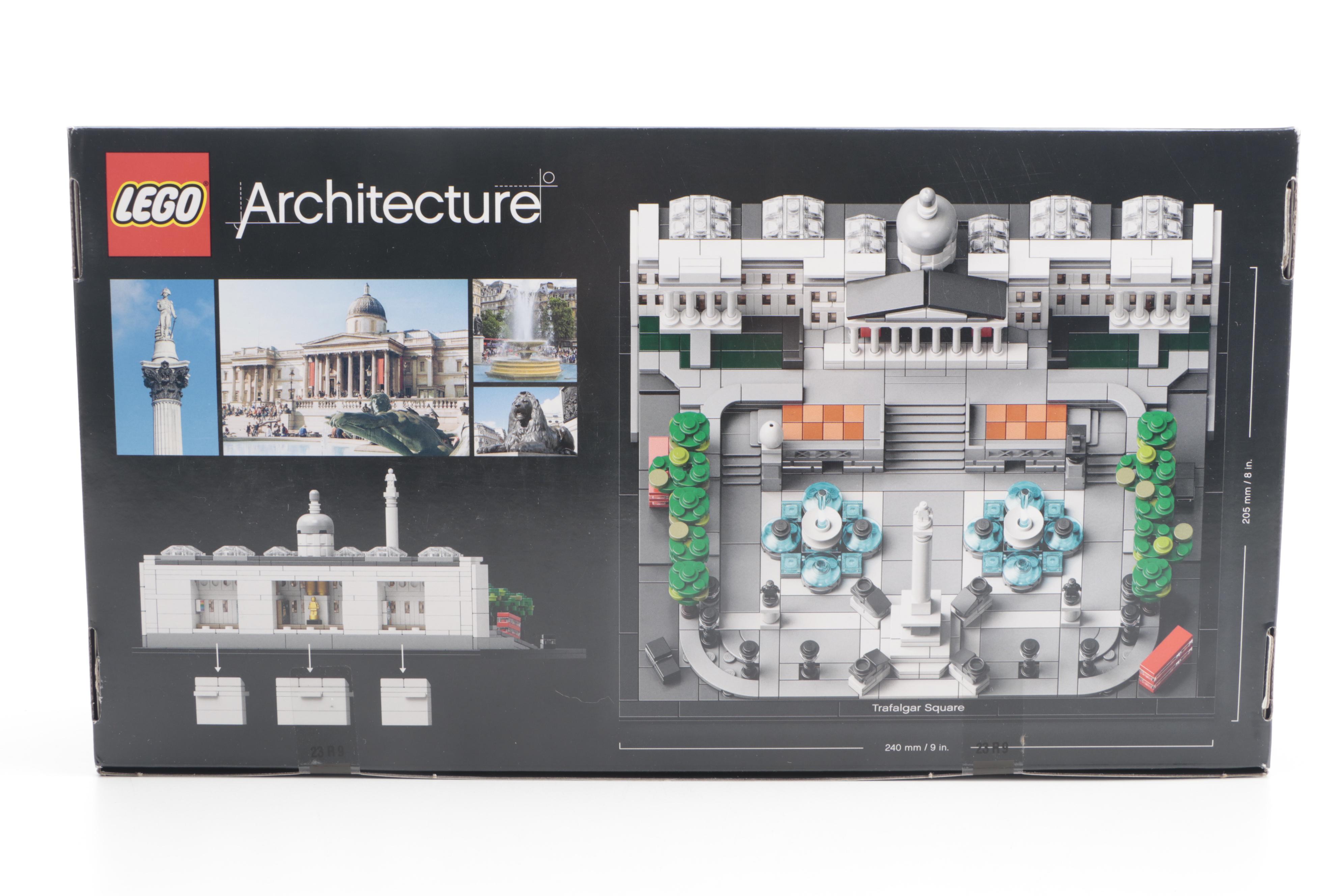 LEGO Architecture Trafalgar Square and Pyramid of Giza Building Kits