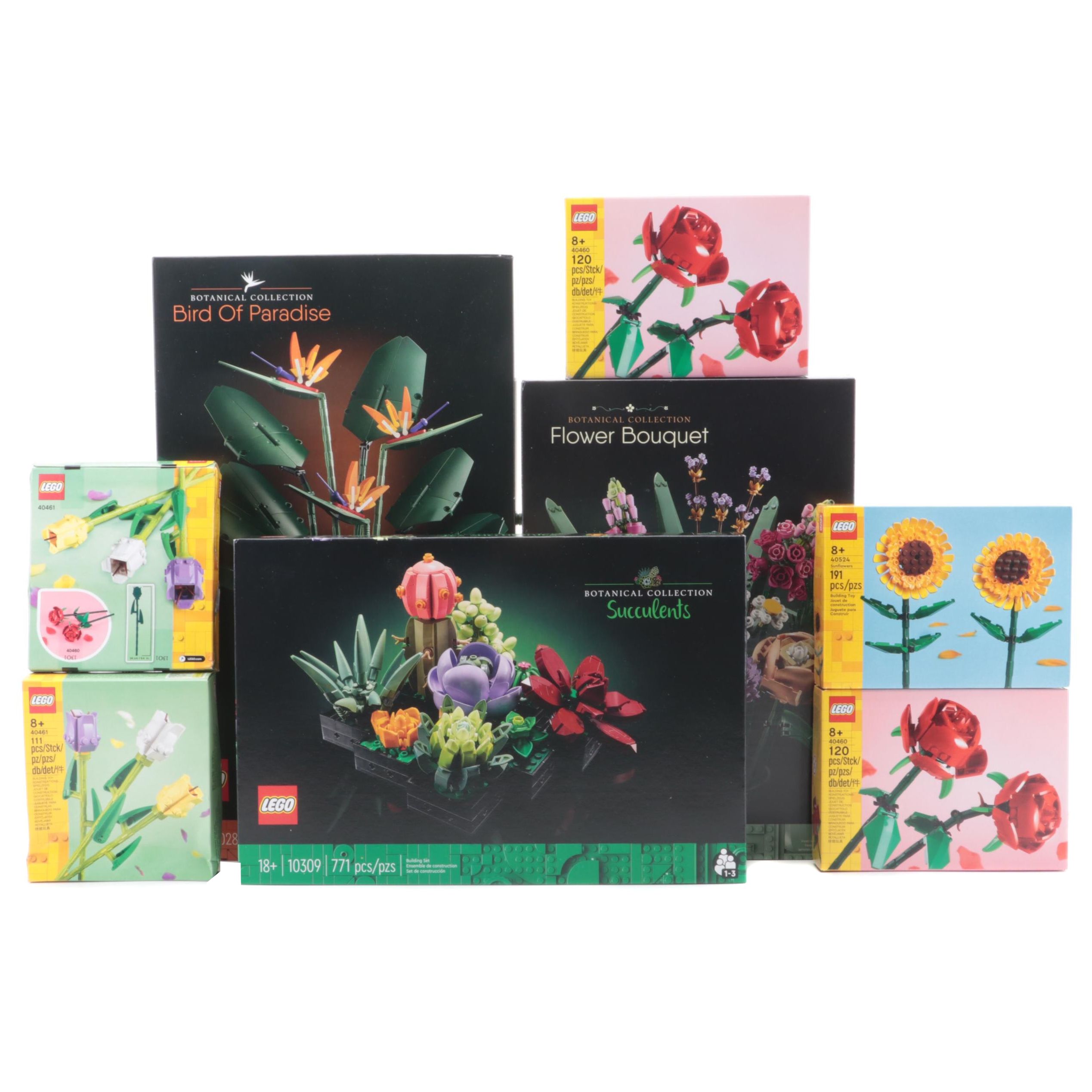 LEGO Botanical Collections and Other Floral Building Kits