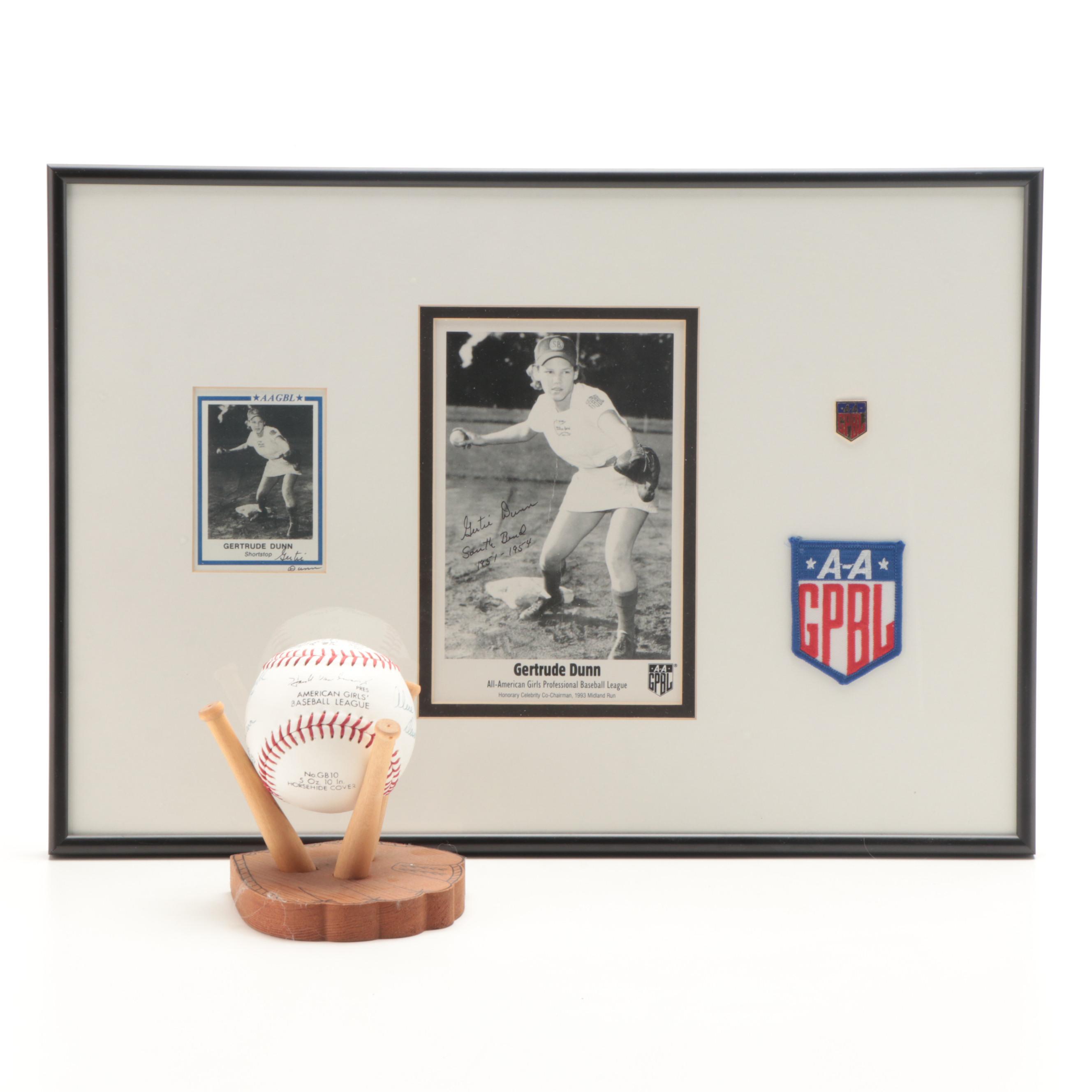 Gertrude Dunn, Alice Pollitt, Joan Berger, Virginia Manina Signed Baseball, More