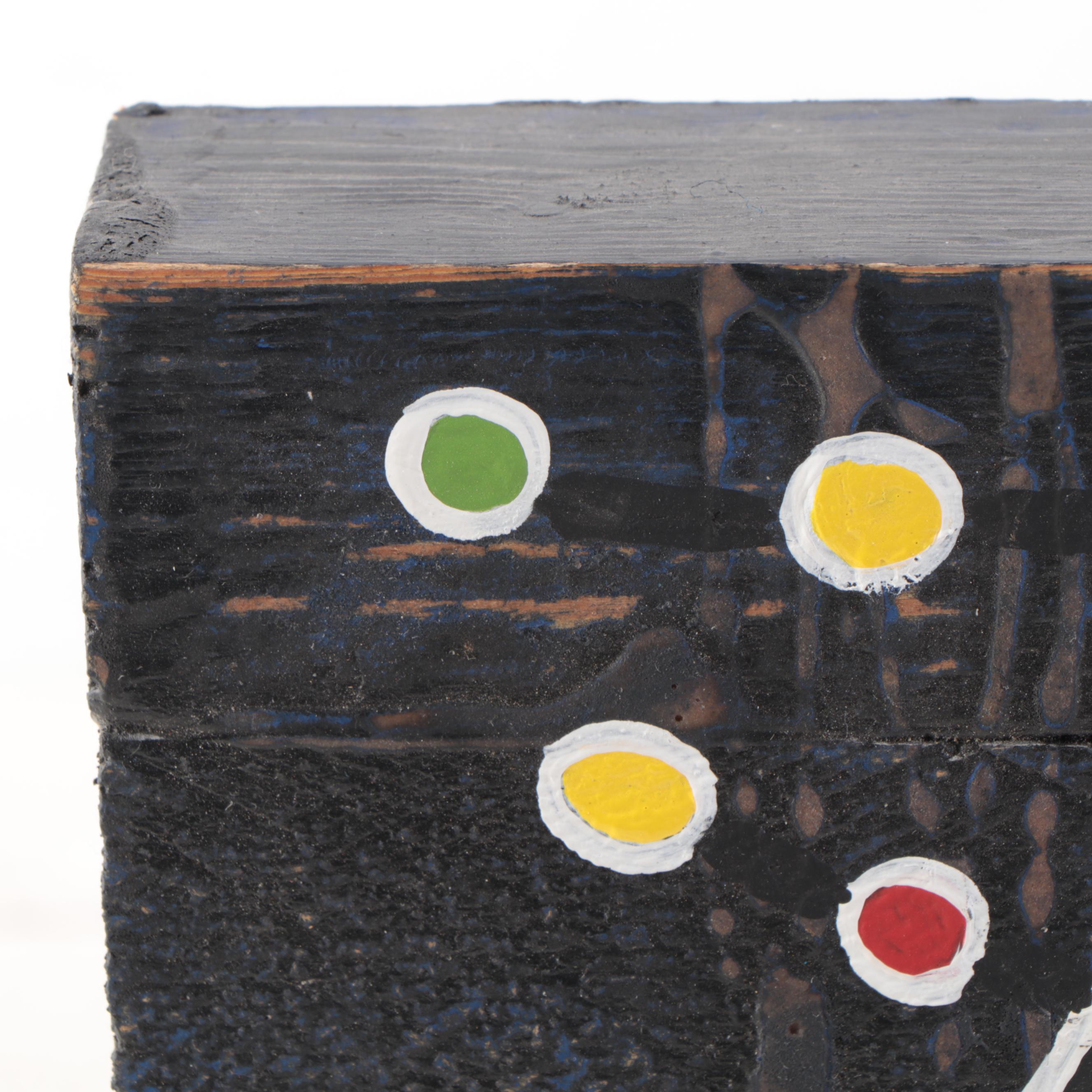 Dean Williams Folk Acrylic Painting "Dreadlocks," 2008