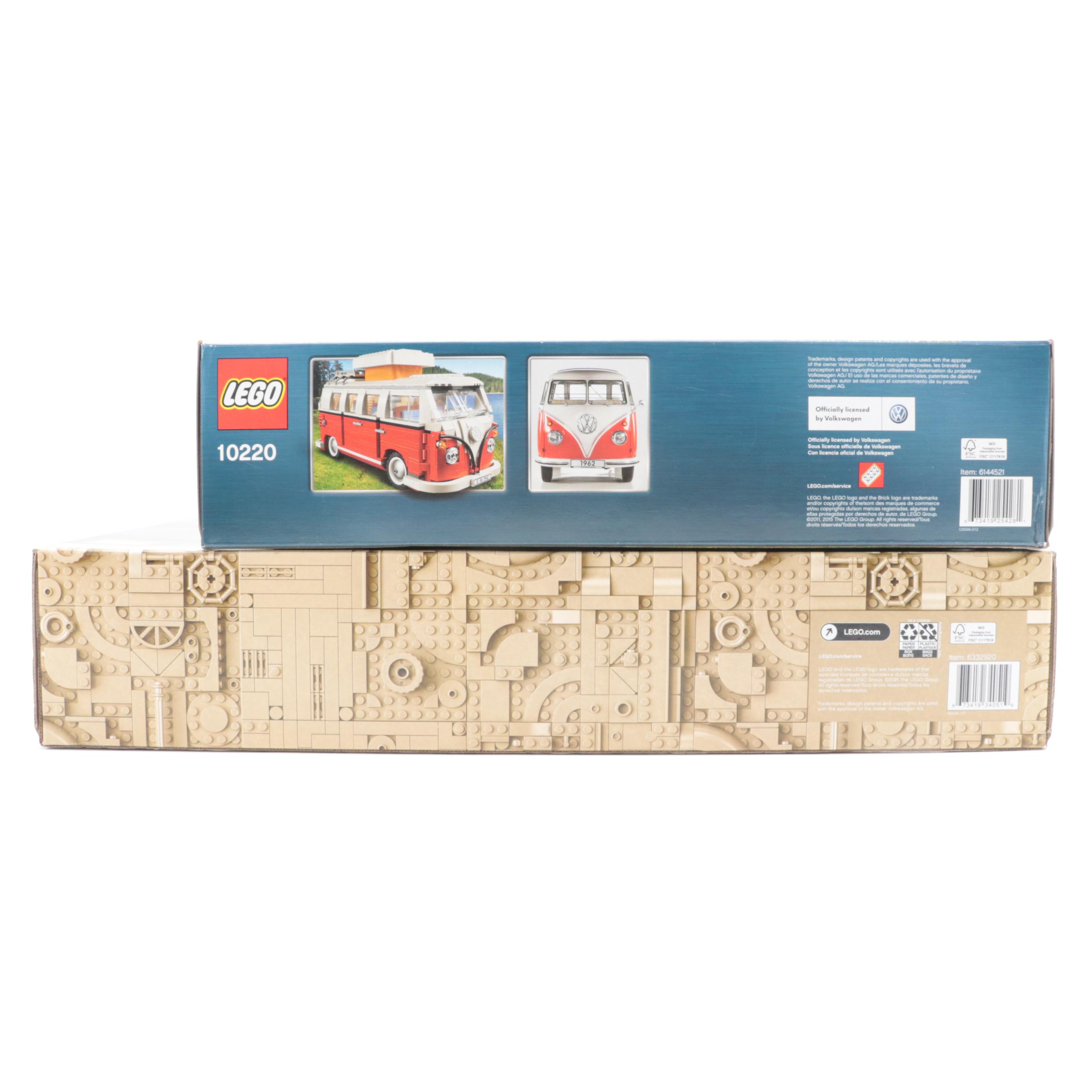 LEGO Volkswagen T1 and T2 Camper Van Building Sets