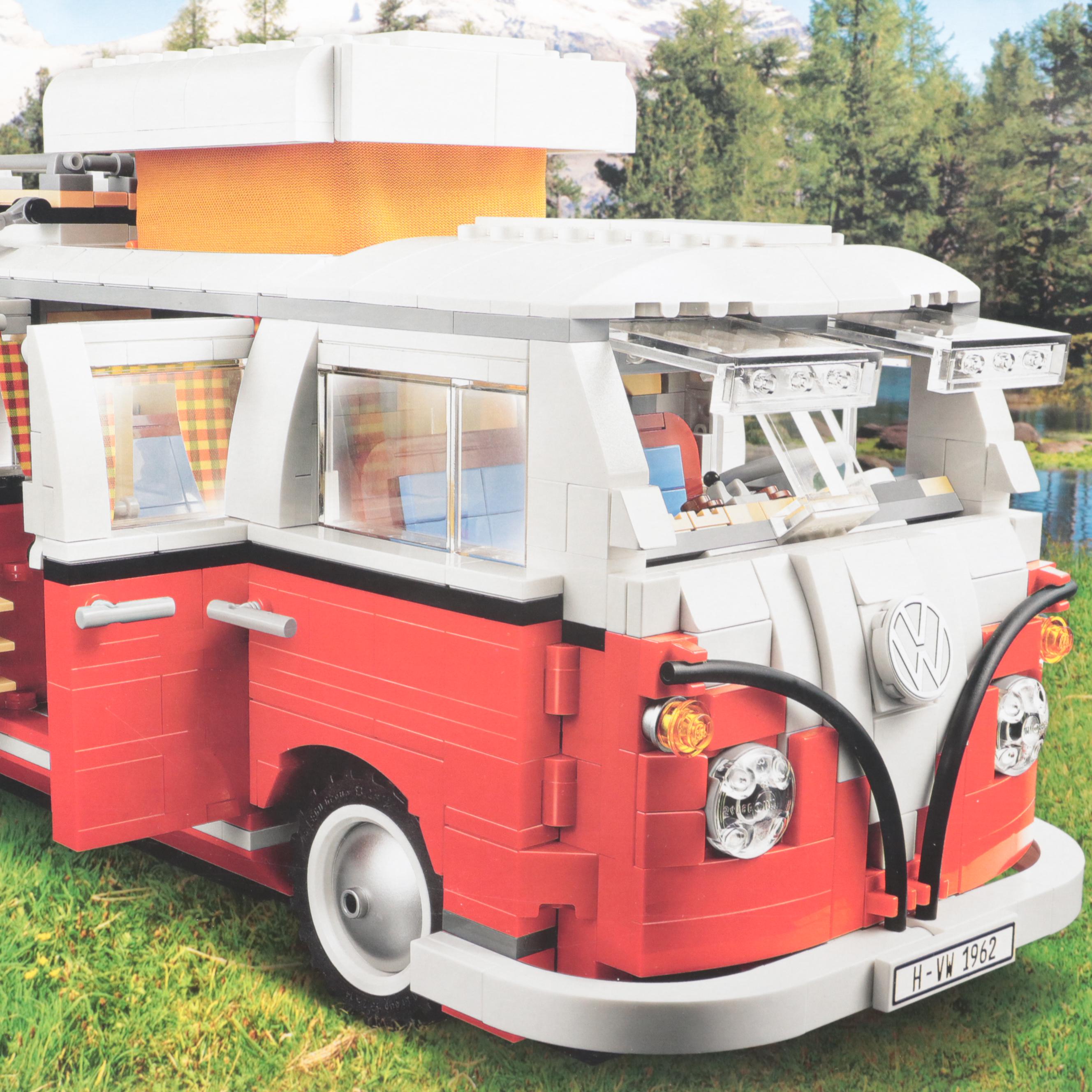 LEGO Volkswagen T1 and T2 Camper Van Building Sets
