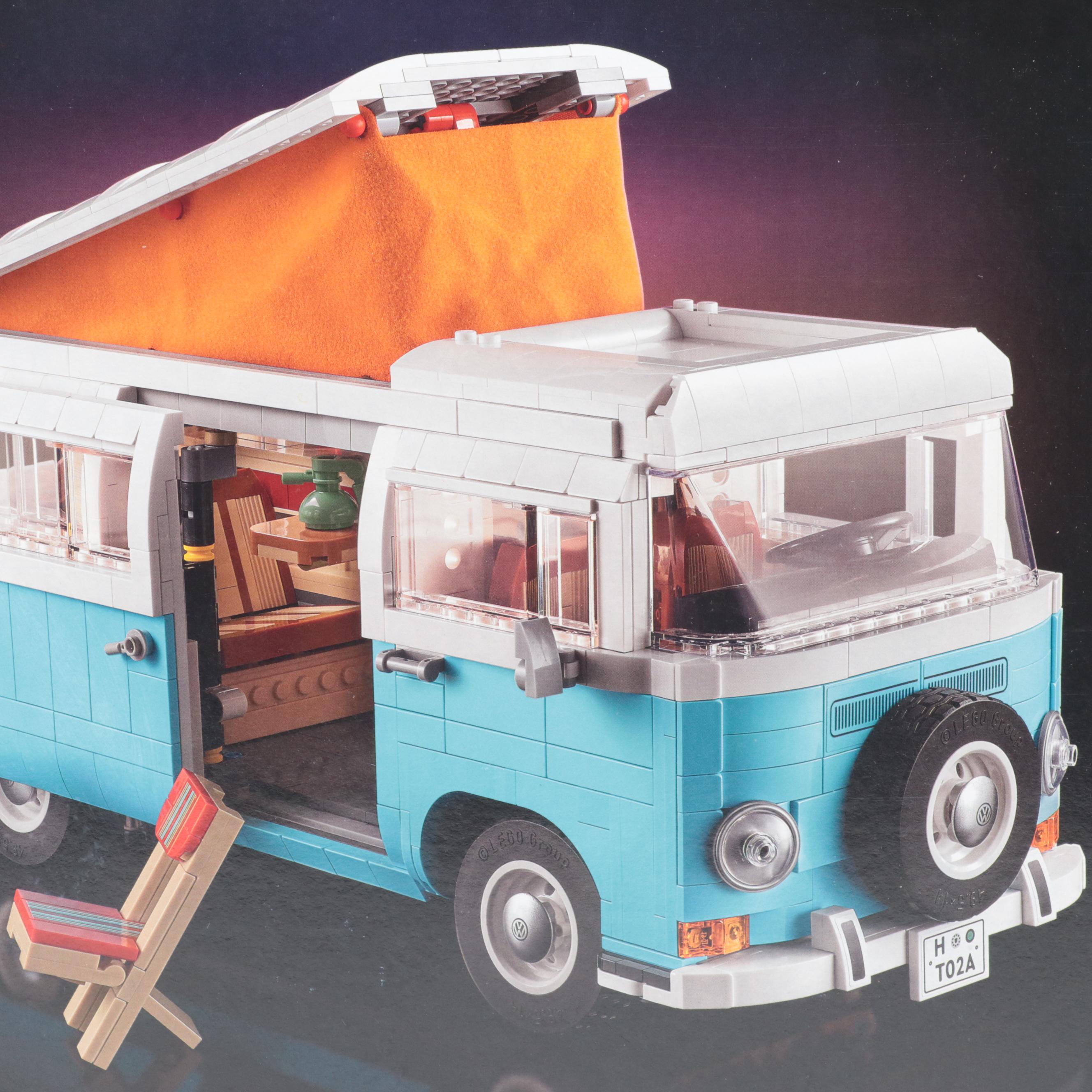 LEGO Volkswagen T1 and T2 Camper Van Building Sets