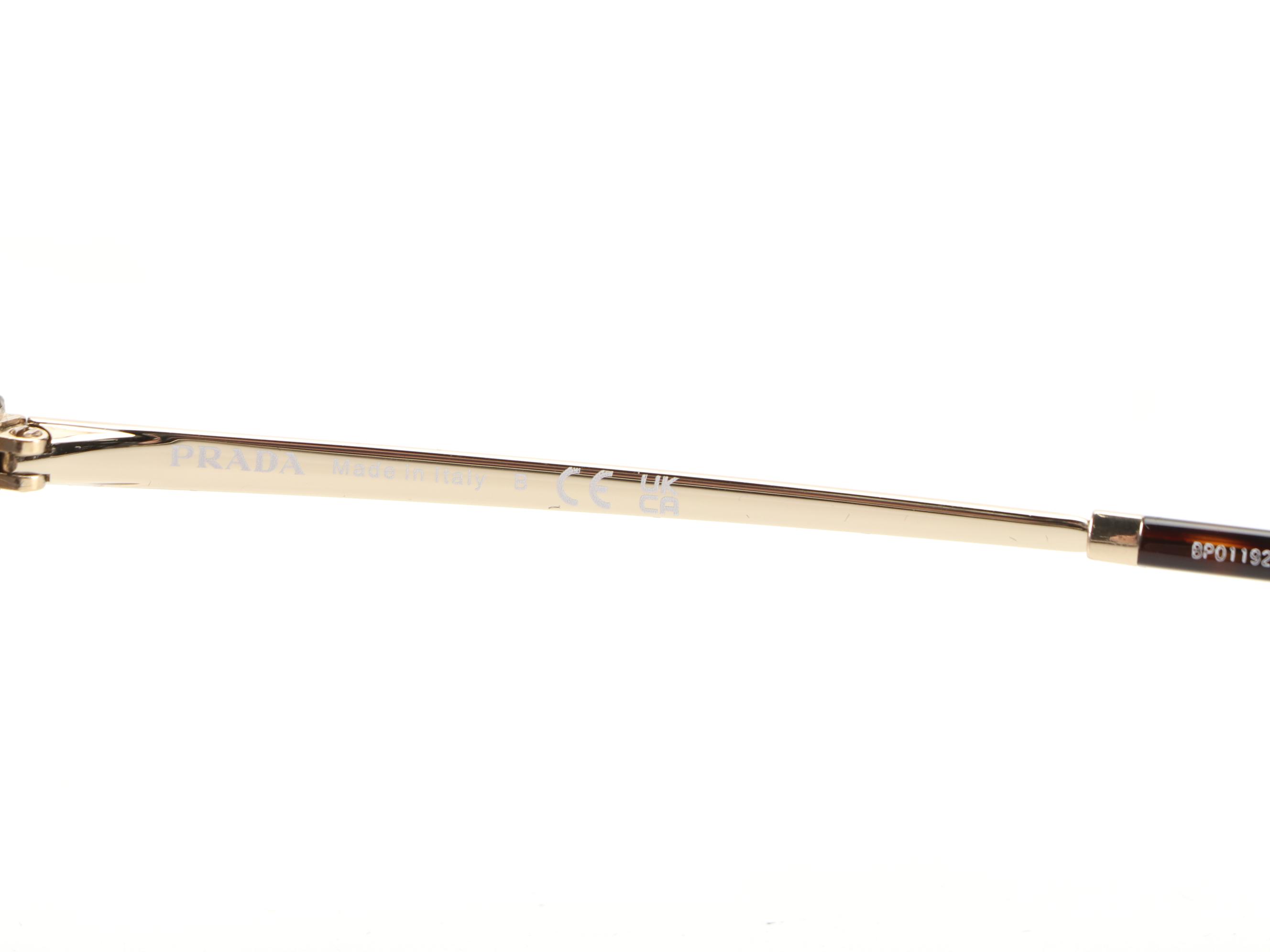 Prada SPR13W-F Sunglasses in Havana with Case and Box