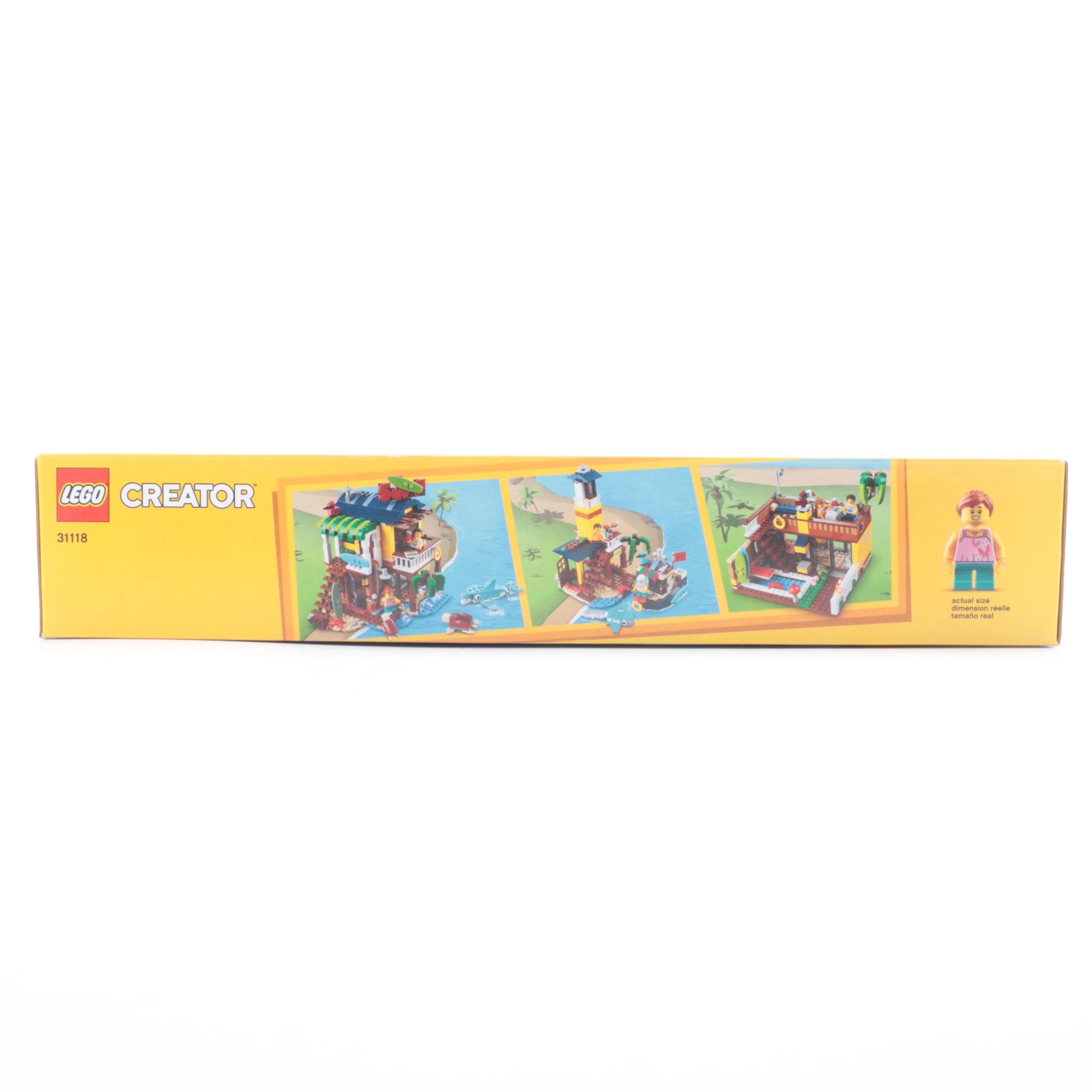 LEGO CITY and Creator Beach and Boating Building Kits