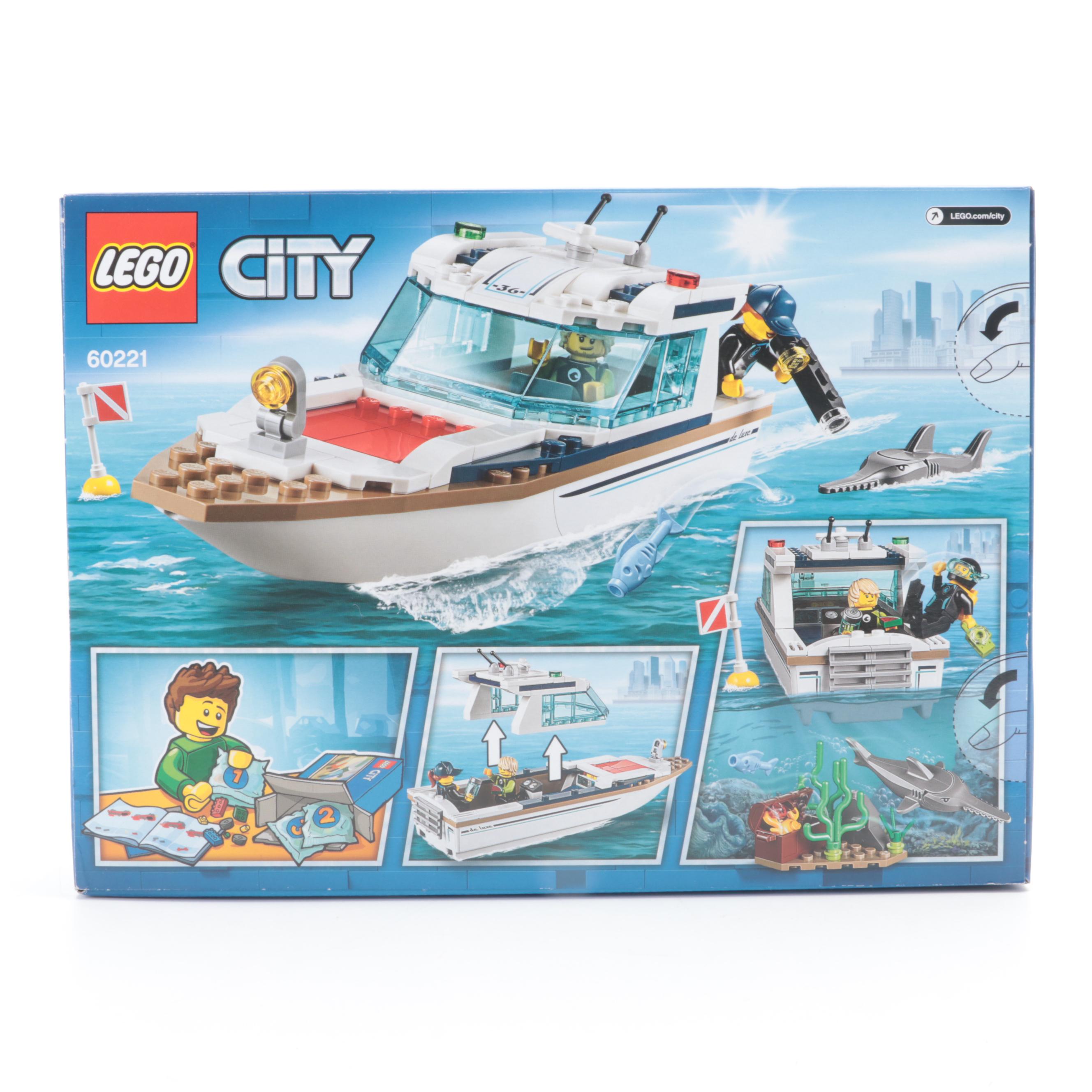 LEGO CITY and Creator Beach and Boating Building Kits